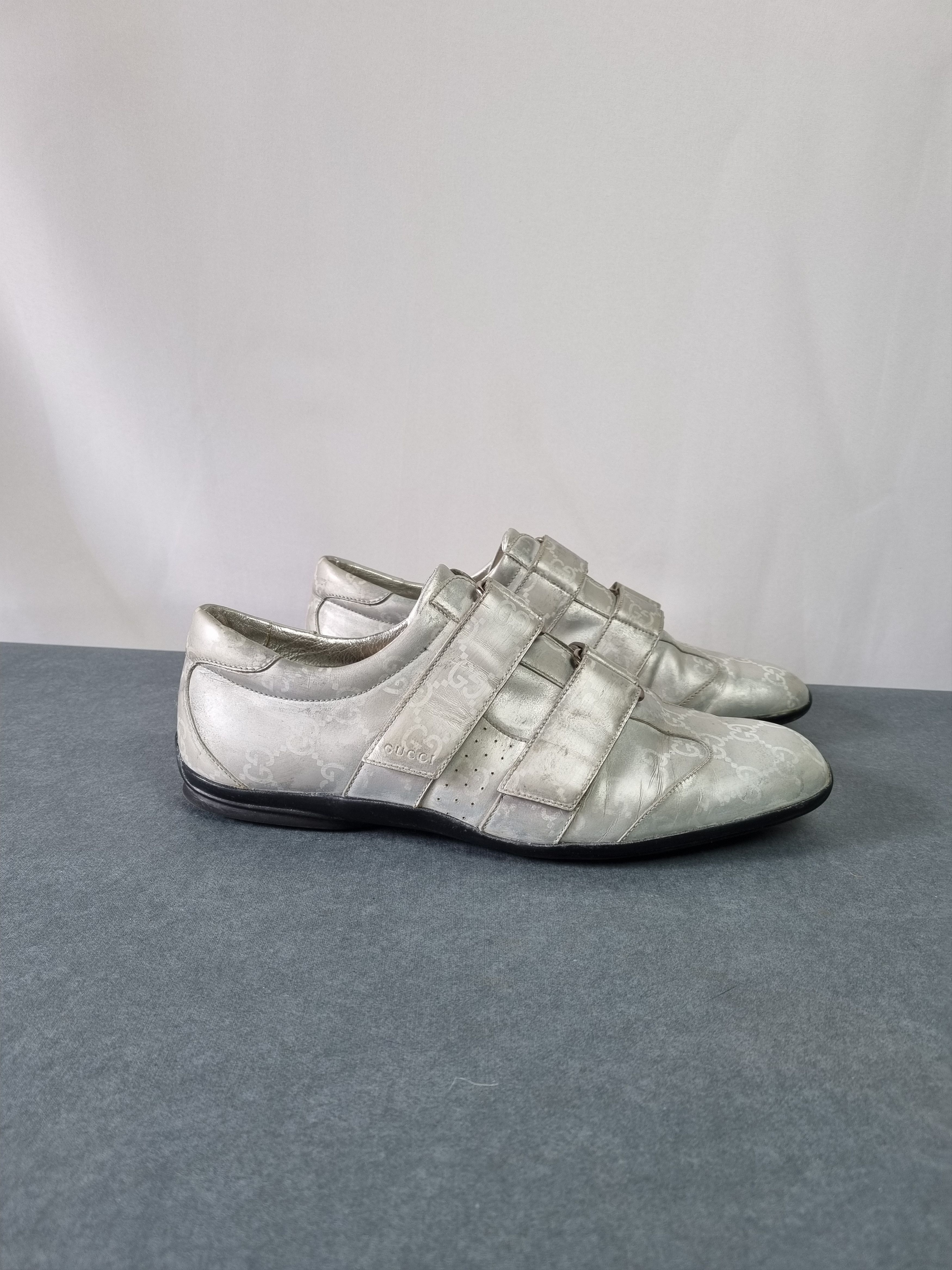 Gucci 90s GUCCI Monogram Shoes Made in Italy TOM FORD Era Size US 7 / EU 40 - 2 Thumbnail