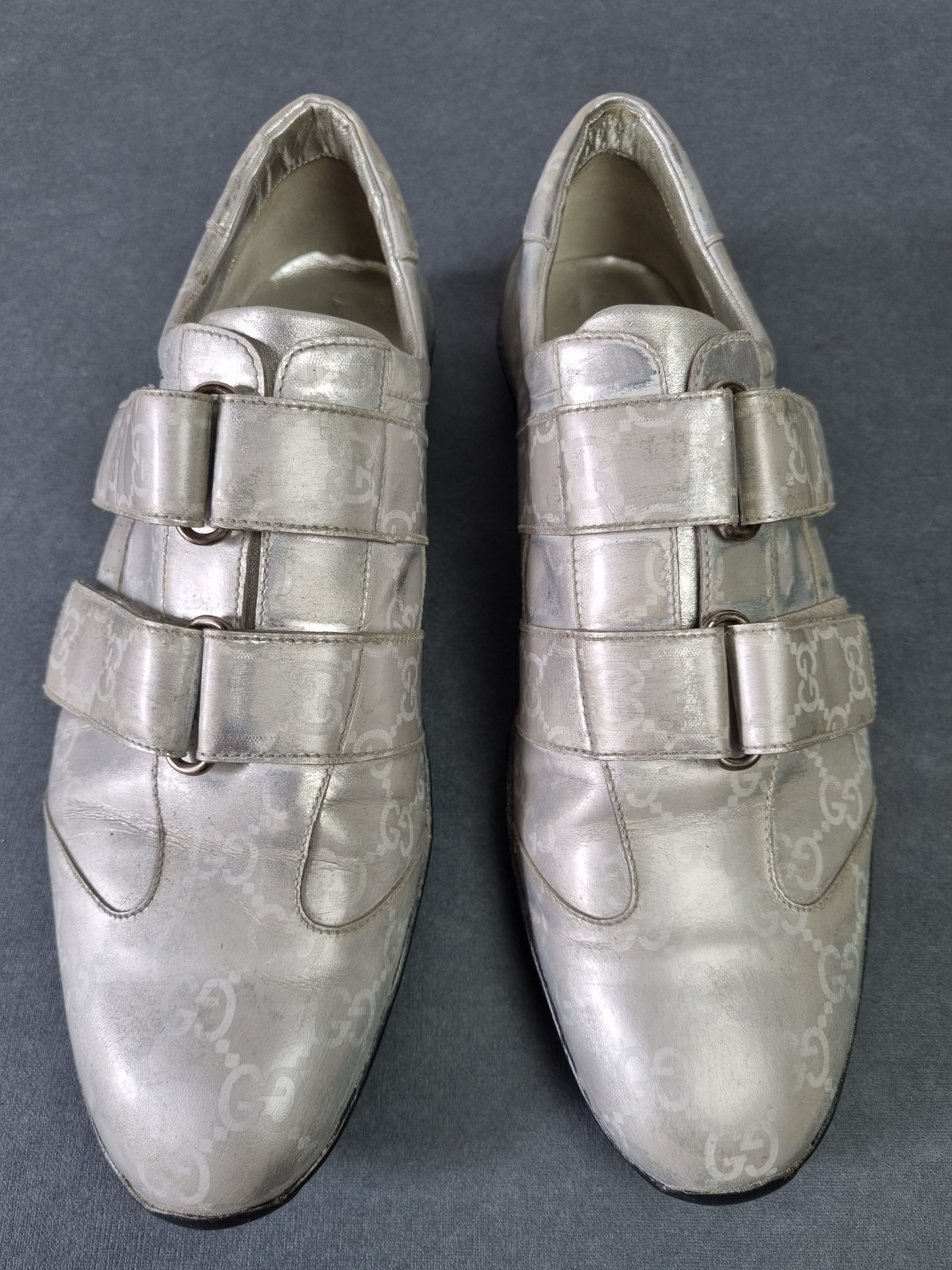Gucci 90s GUCCI Monogram Shoes Made in Italy TOM FORD Era Size US 7 / EU 40 - 5 Thumbnail