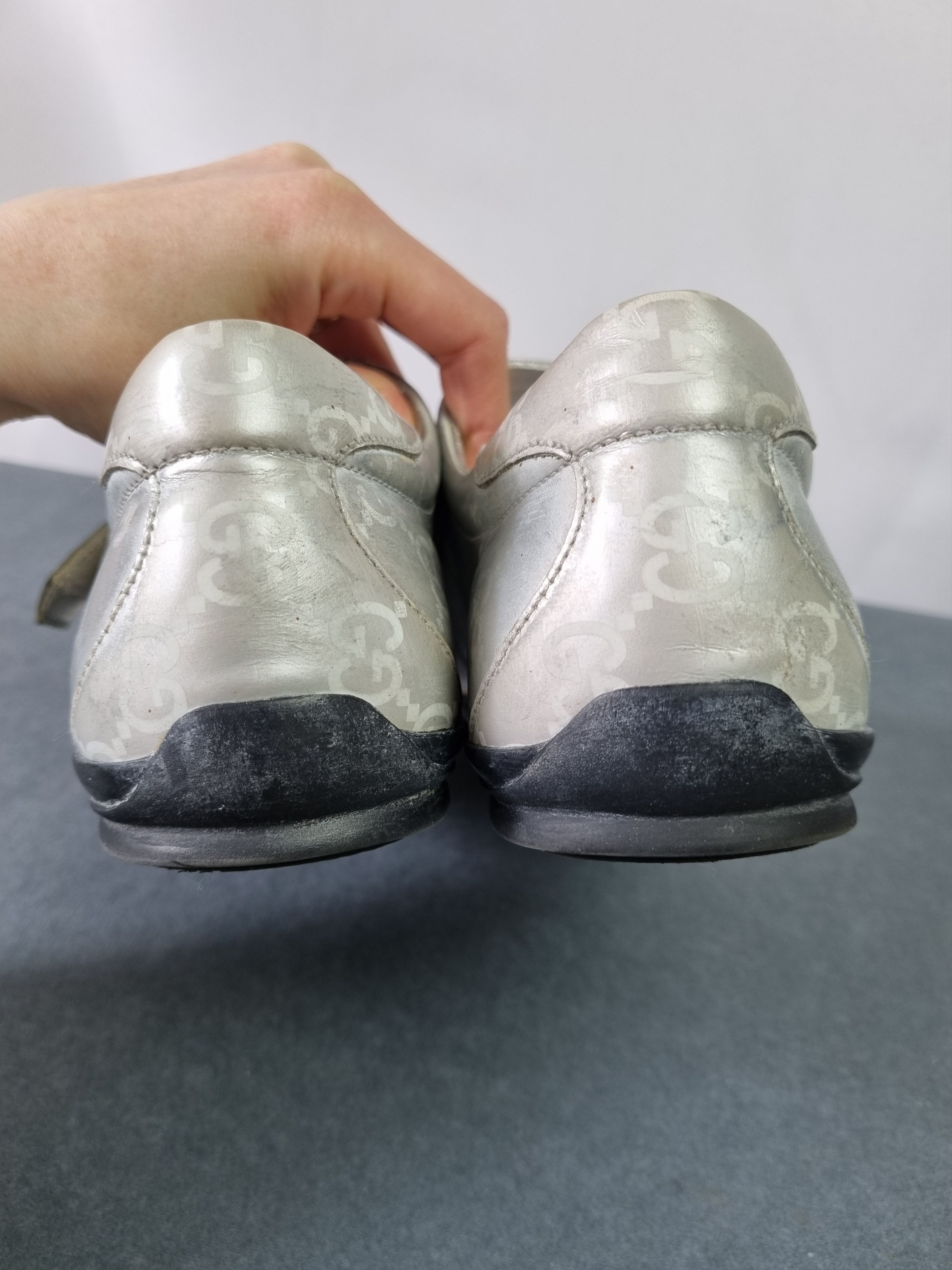 Gucci 90s GUCCI Monogram Shoes Made in Italy TOM FORD Era Size US 7 / EU 40 - 8 Thumbnail