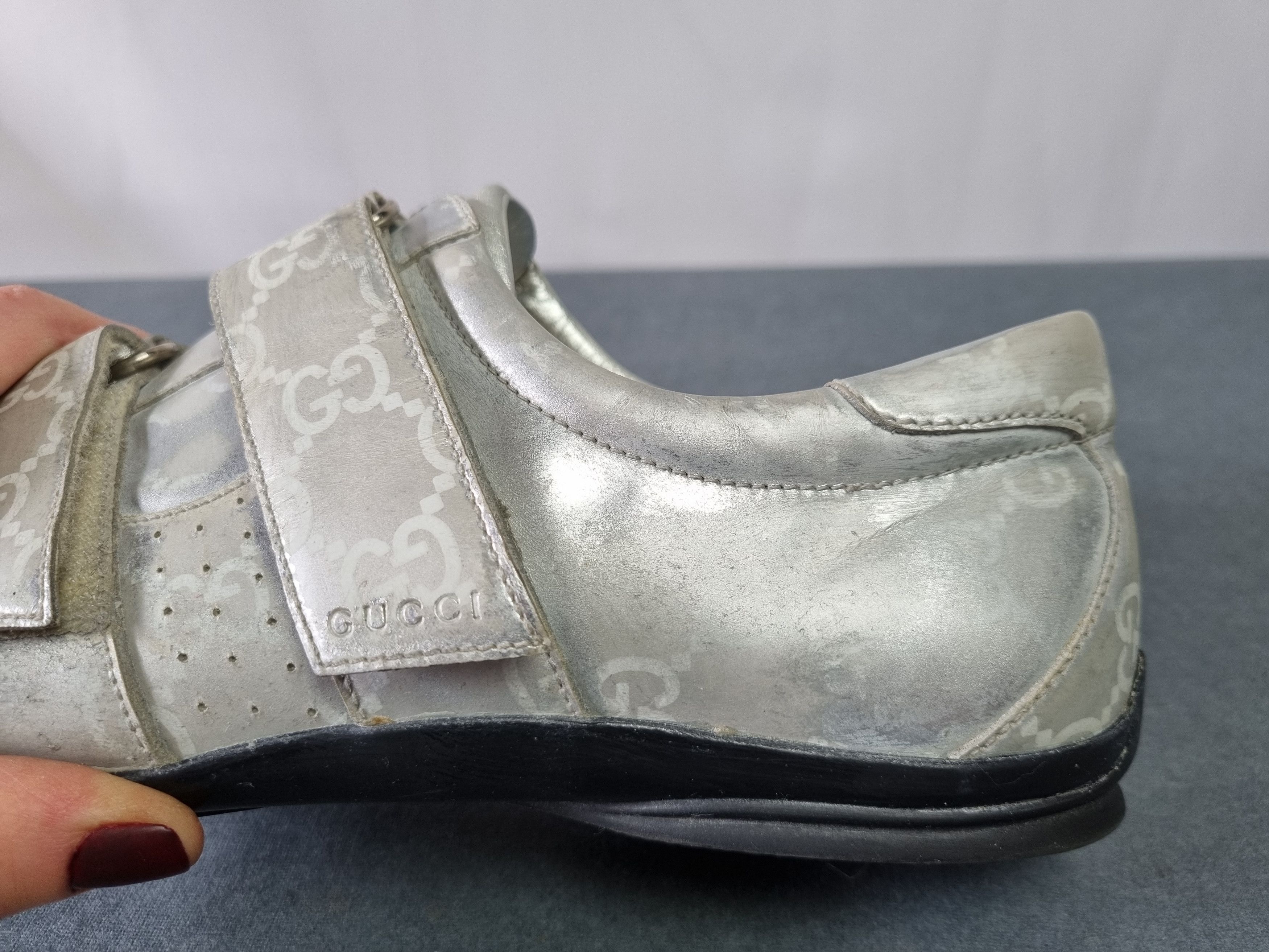 Gucci 90s GUCCI Monogram Shoes Made in Italy TOM FORD Era Size US 7 / EU 40 - 12 Thumbnail