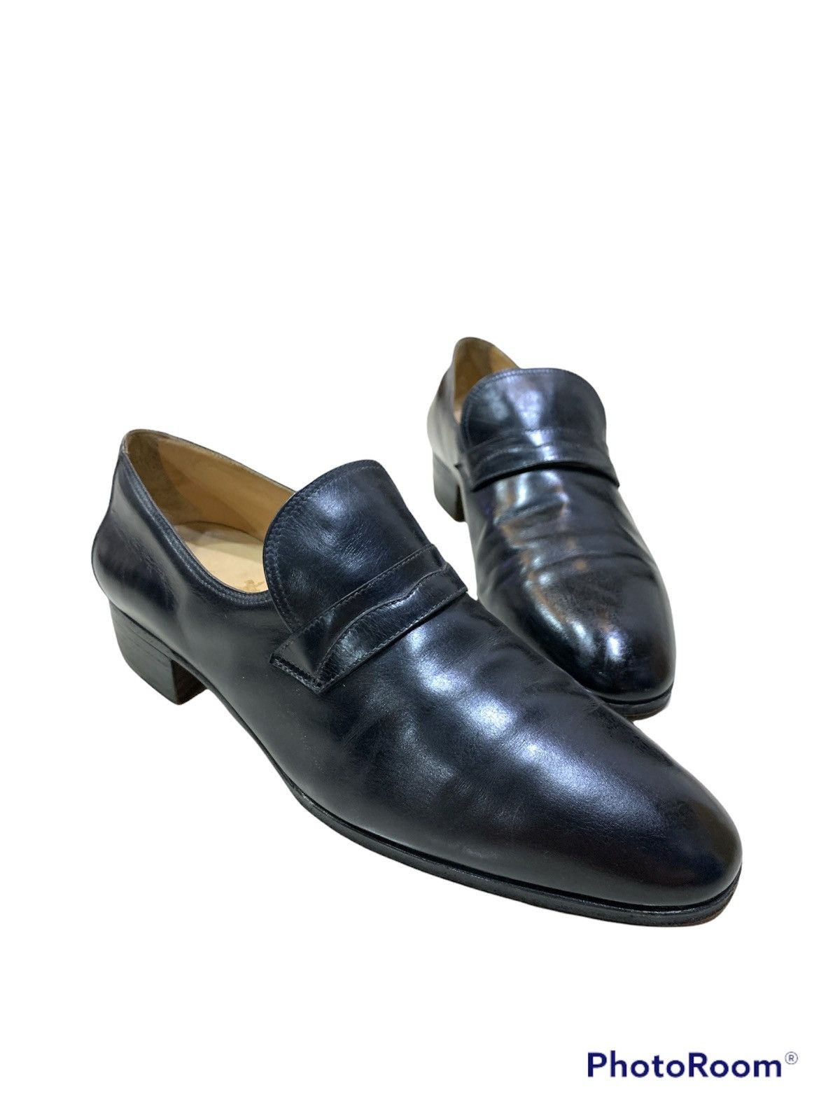 Tanino Crisci HANDMADE TANINO CRISCI FULL LEATHER LOAFER SHOES Size US 8 / EU 41 - 3 Thumbnail