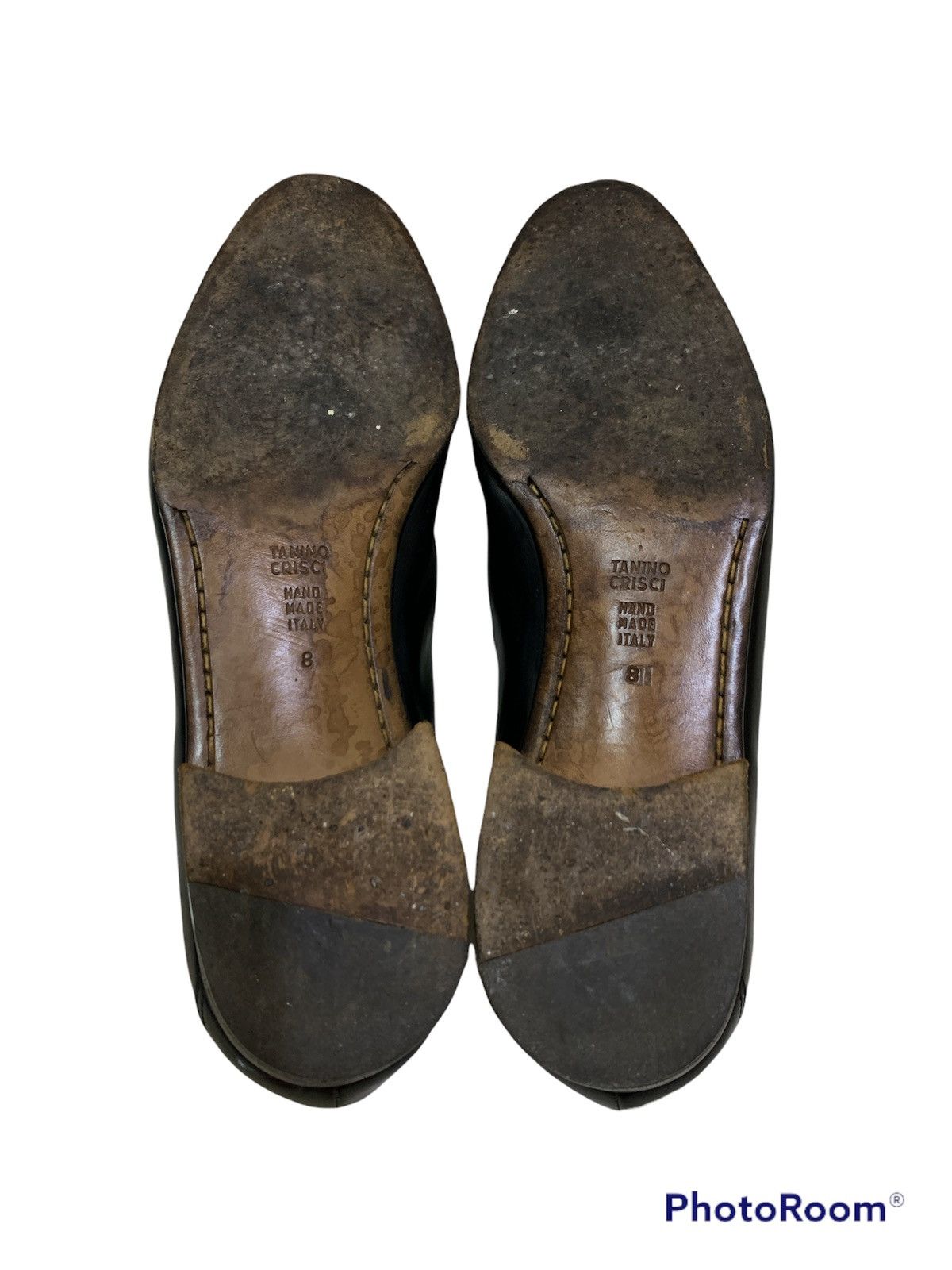 Tanino Crisci HANDMADE TANINO CRISCI FULL LEATHER LOAFER SHOES Size US 8 / EU 41 - 7 Thumbnail