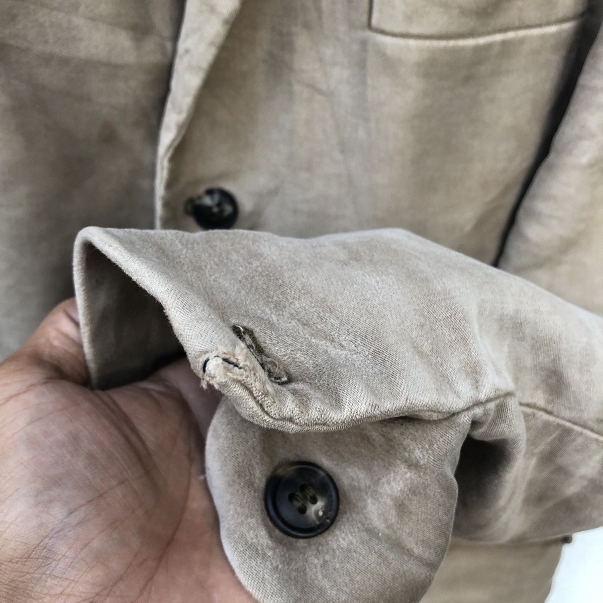 A.P.C. 🔥VINTAGE APC DISTRESSED BLAZER JACKET Size US M / EU 48-50 / 2 - 6 Thumbnail