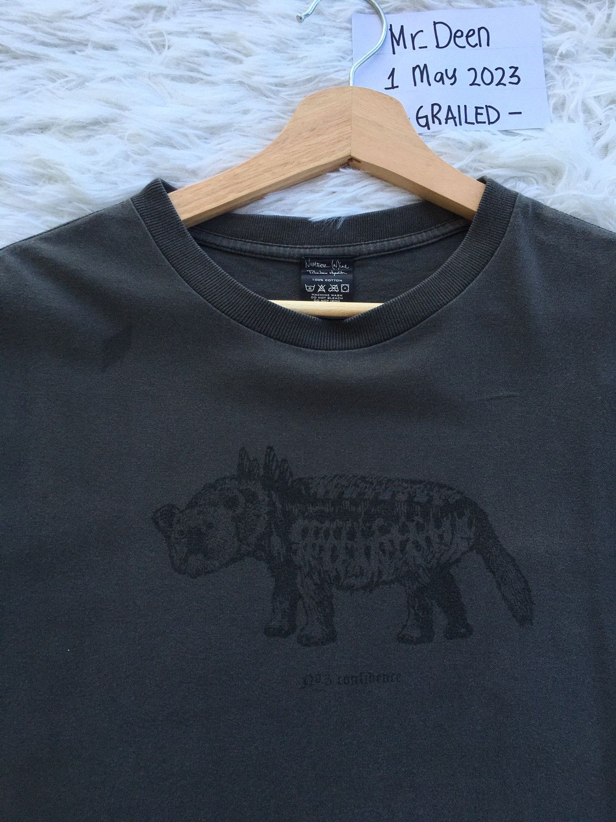 Number (N)ine RARE SS2006 Number (N)ine Skeleton Dinosaur Print T-shirt Size US S / EU 44-46 / 1 - 7 Thumbnail