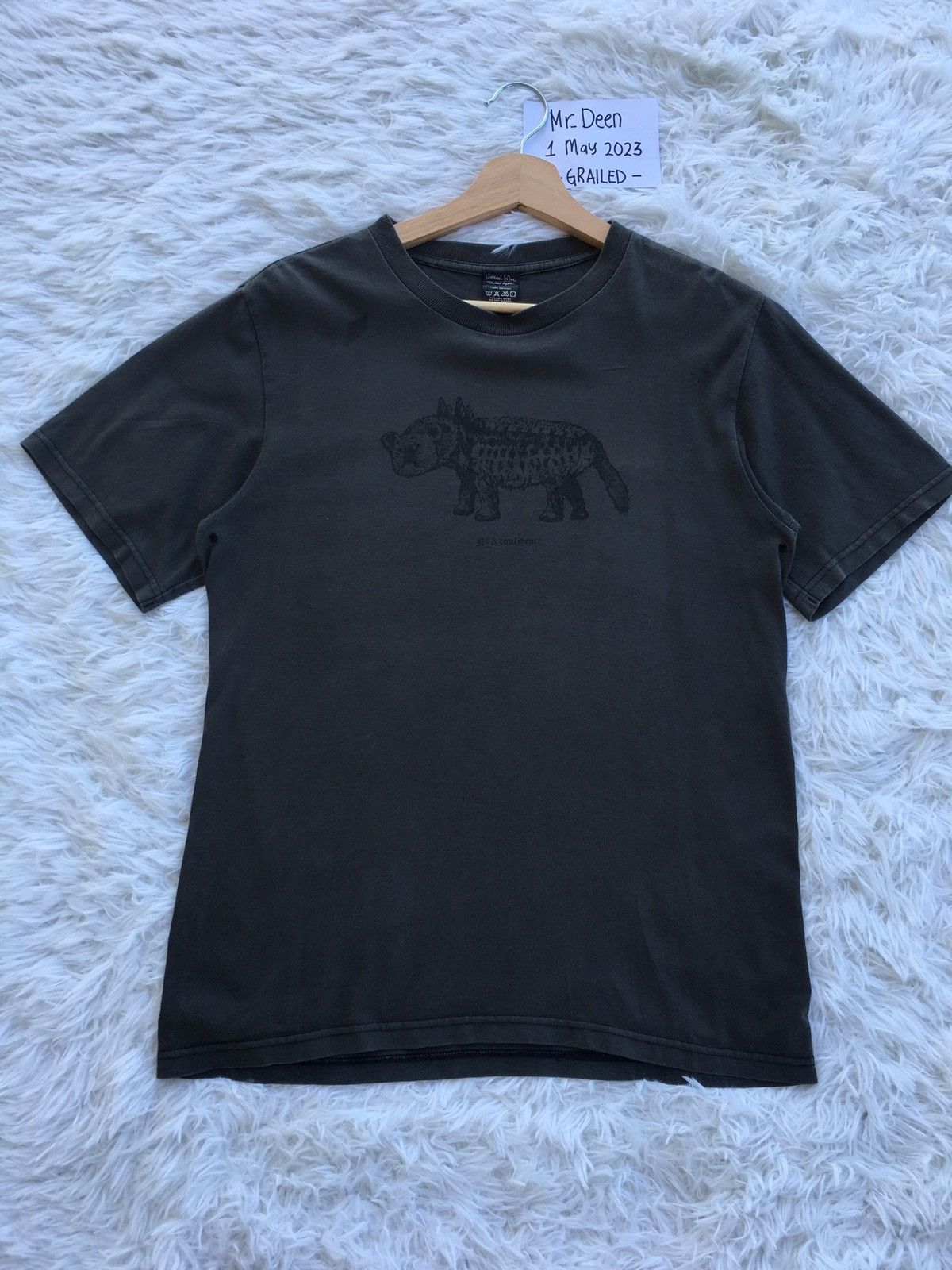 Number (N)ine RARE SS2006 Number (N)ine Skeleton Dinosaur Print T-shirt Size US S / EU 44-46 / 1 - 2 Thumbnail
