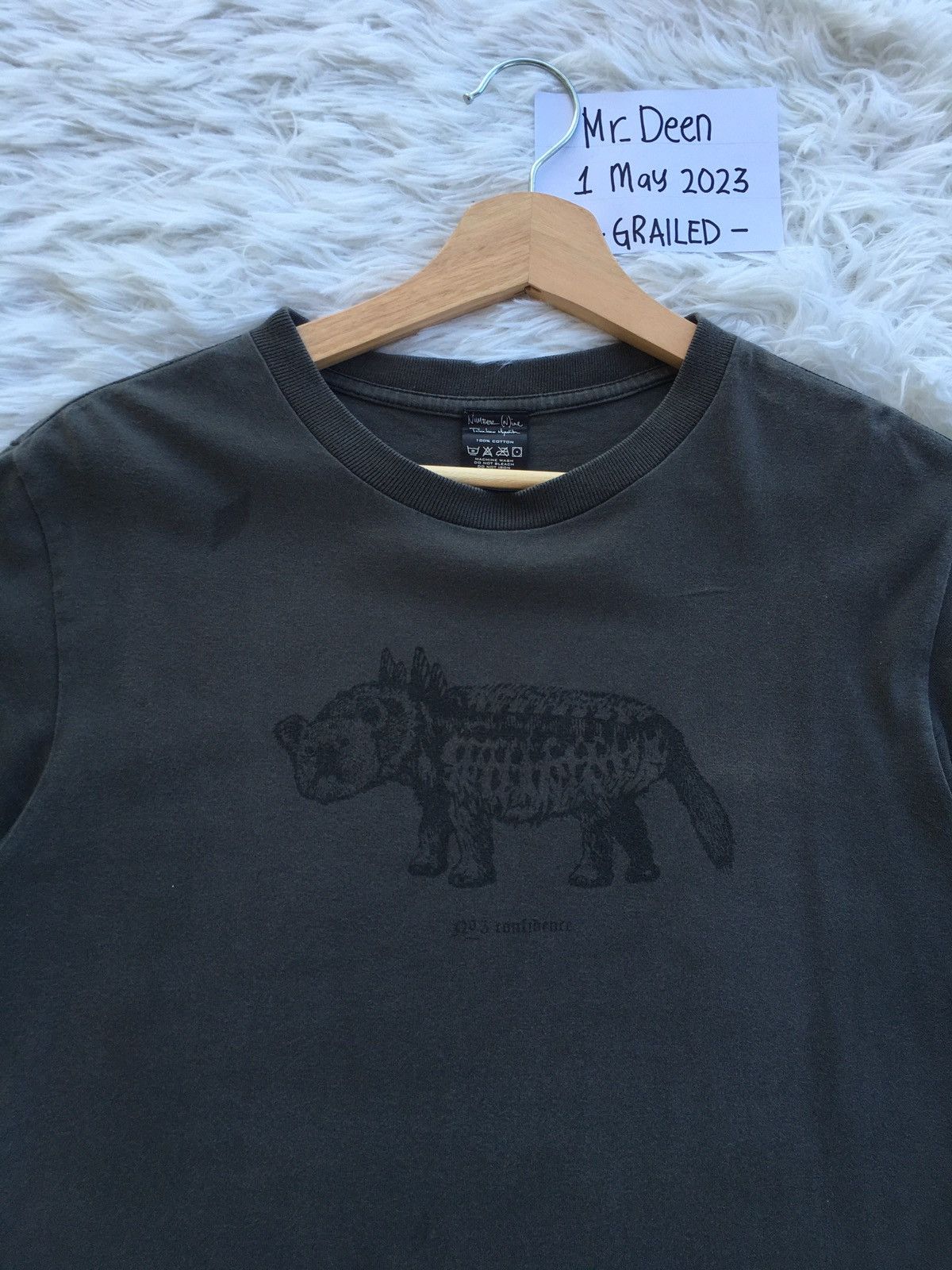 Number (N)ine RARE SS2006 Number (N)ine Skeleton Dinosaur Print T-shirt Size US S / EU 44-46 / 1 - 1 Thumbnail