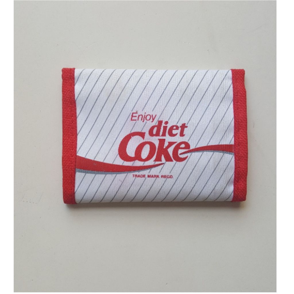 Coca Cola Vintage Diet Coke Striped Nylon Wallet Size ONE SIZE - 3 Thumbnail