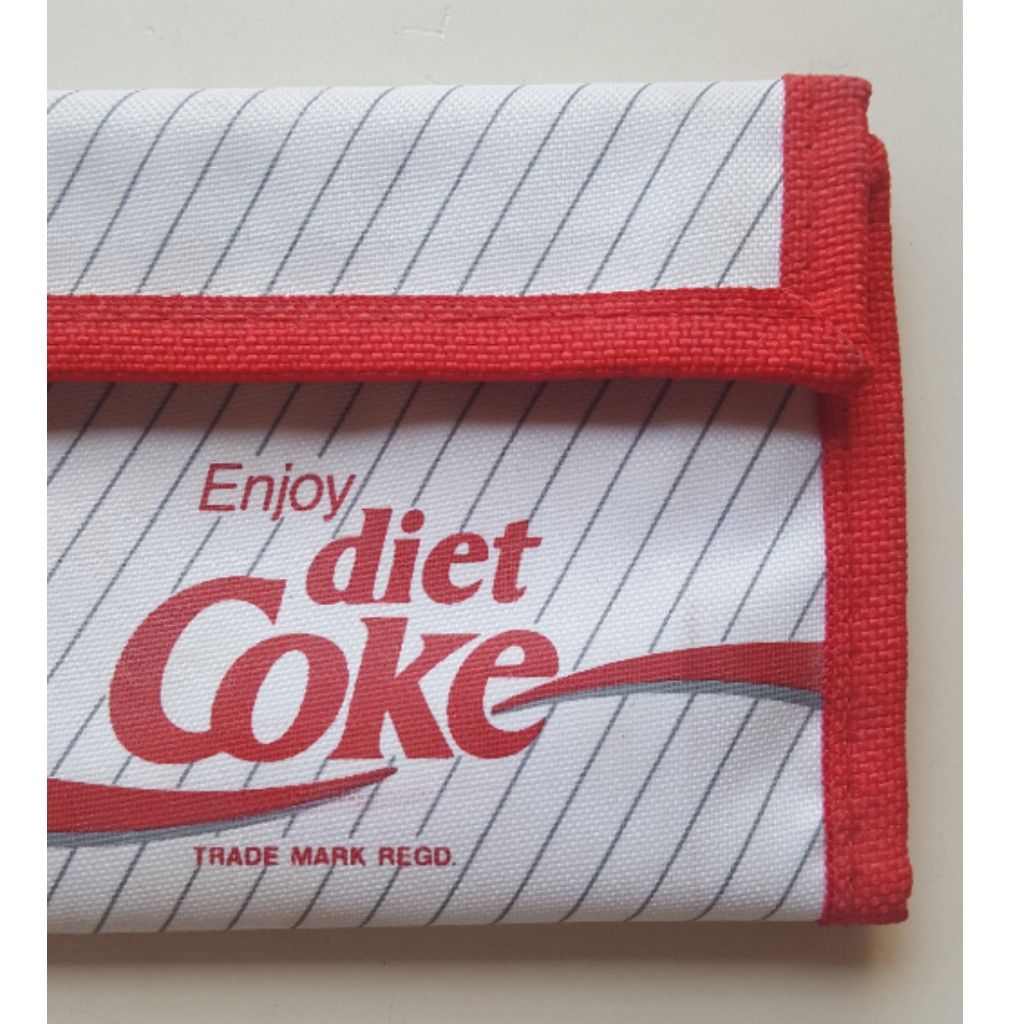 Coca Cola Vintage Diet Coke Striped Nylon Wallet Size ONE SIZE - 2 Thumbnail