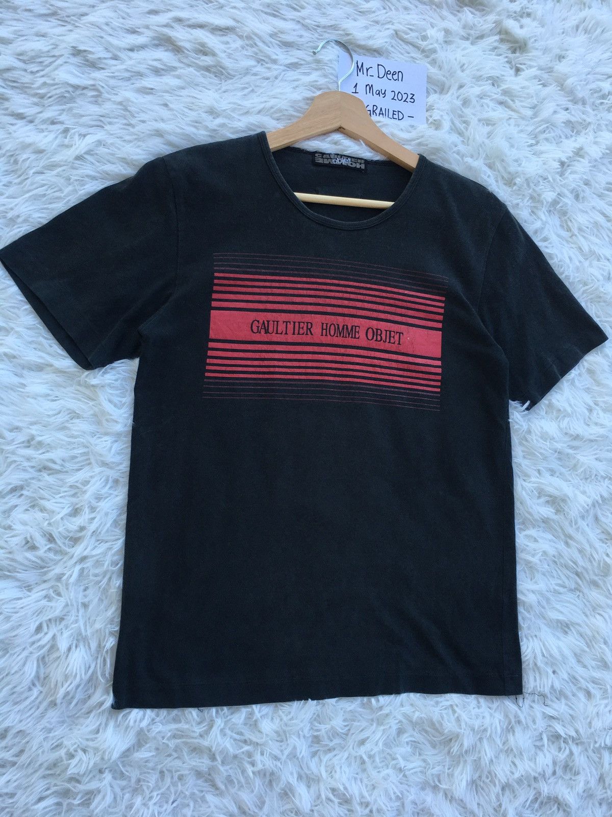 Jean Paul Gaultier Rare Vintage Gaultier Homme Objet Spellout Tee Size US S / EU 44-46 / 1 - 3 Thumbnail