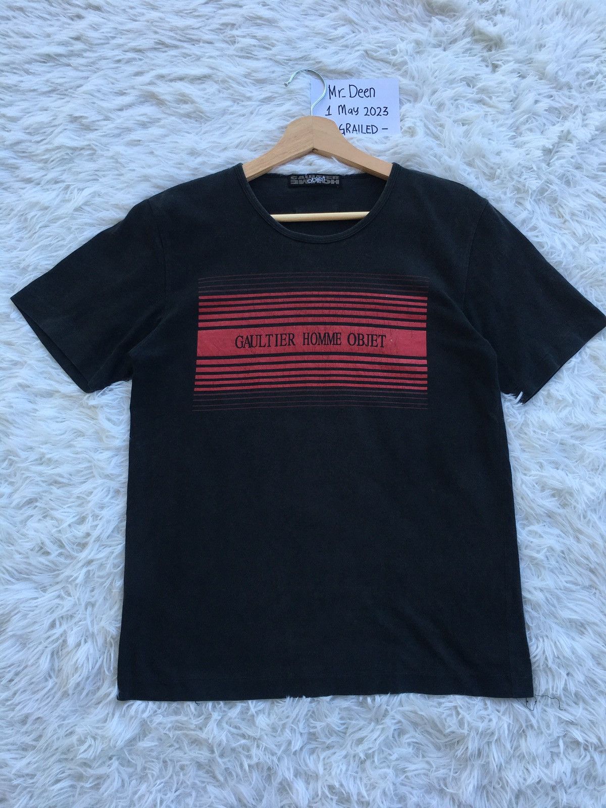 Jean Paul Gaultier Rare Vintage Gaultier Homme Objet Spellout Tee Size US S / EU 44-46 / 1 - 2 Thumbnail