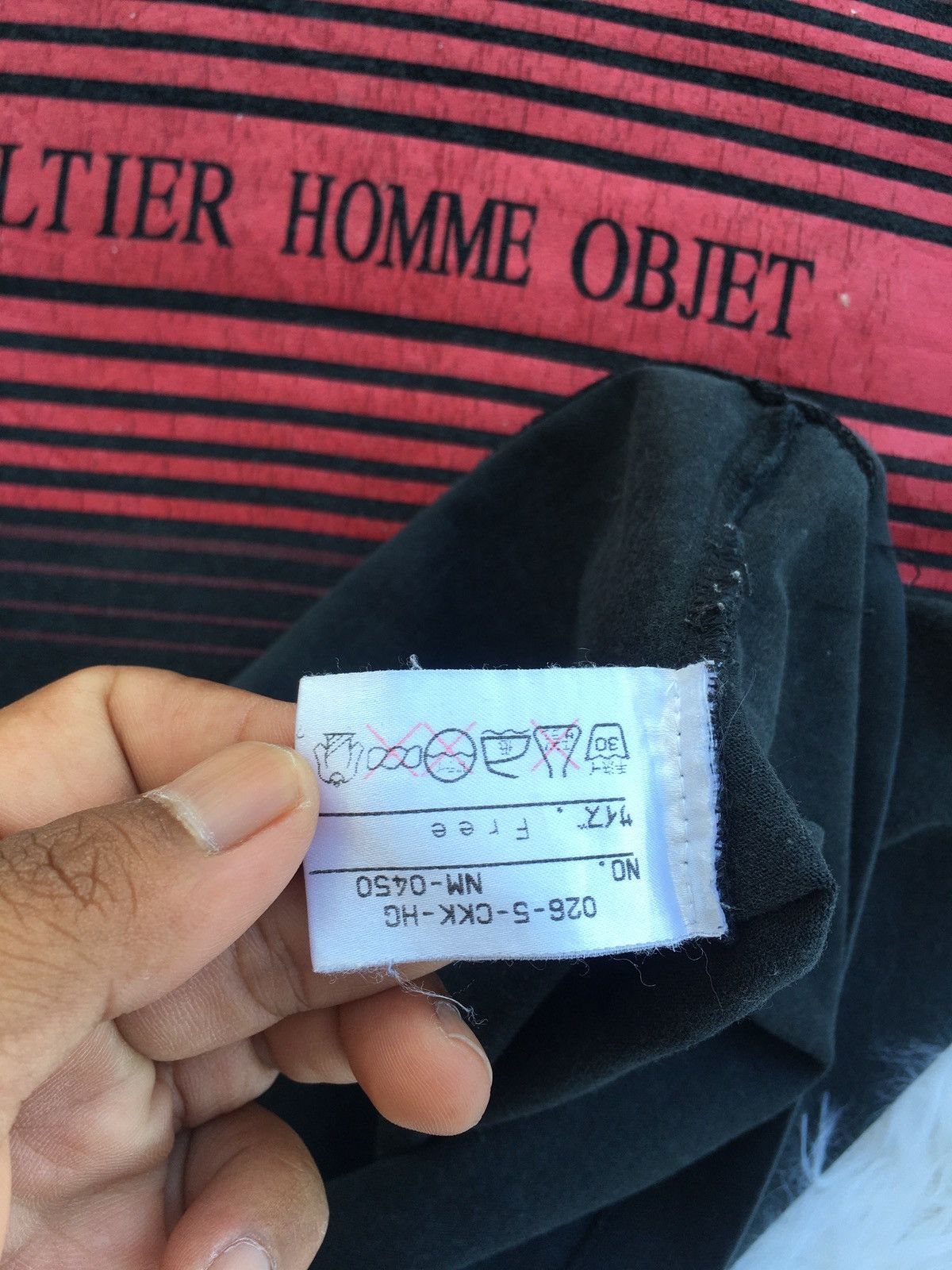 Jean Paul Gaultier Rare Vintage Gaultier Homme Objet Spellout Tee Size US S / EU 44-46 / 1 - 9 Thumbnail