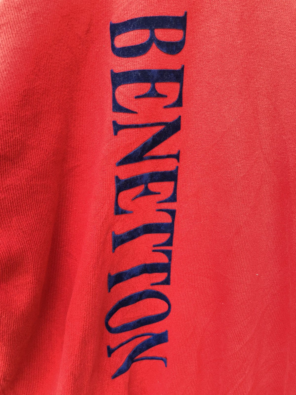 Benetton 🔥BENETTON SWEATSHIRT SPELLOUT LOGO Size US L / EU 52-54 / 3 - 4 Thumbnail