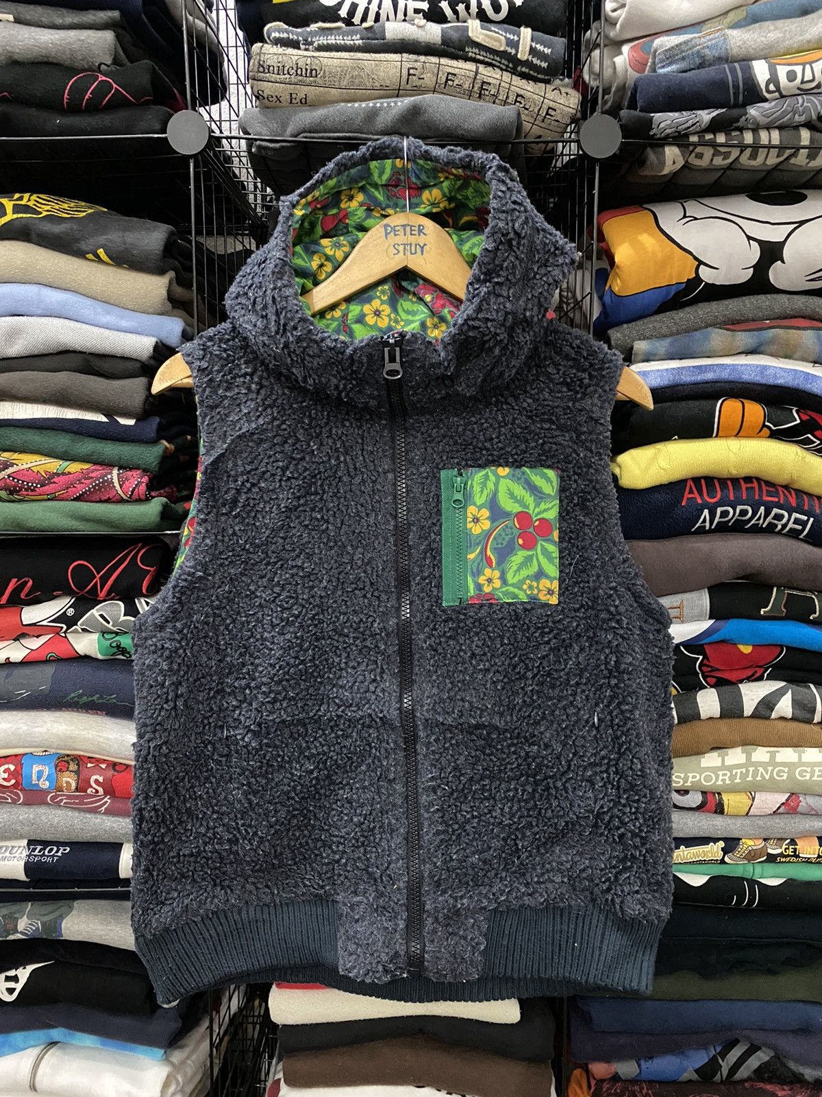 Japanese Brand Titicaca Fleece hoodies outdoor vest style Size US L / EU 52-54 / 3 - 1 Thumbnail