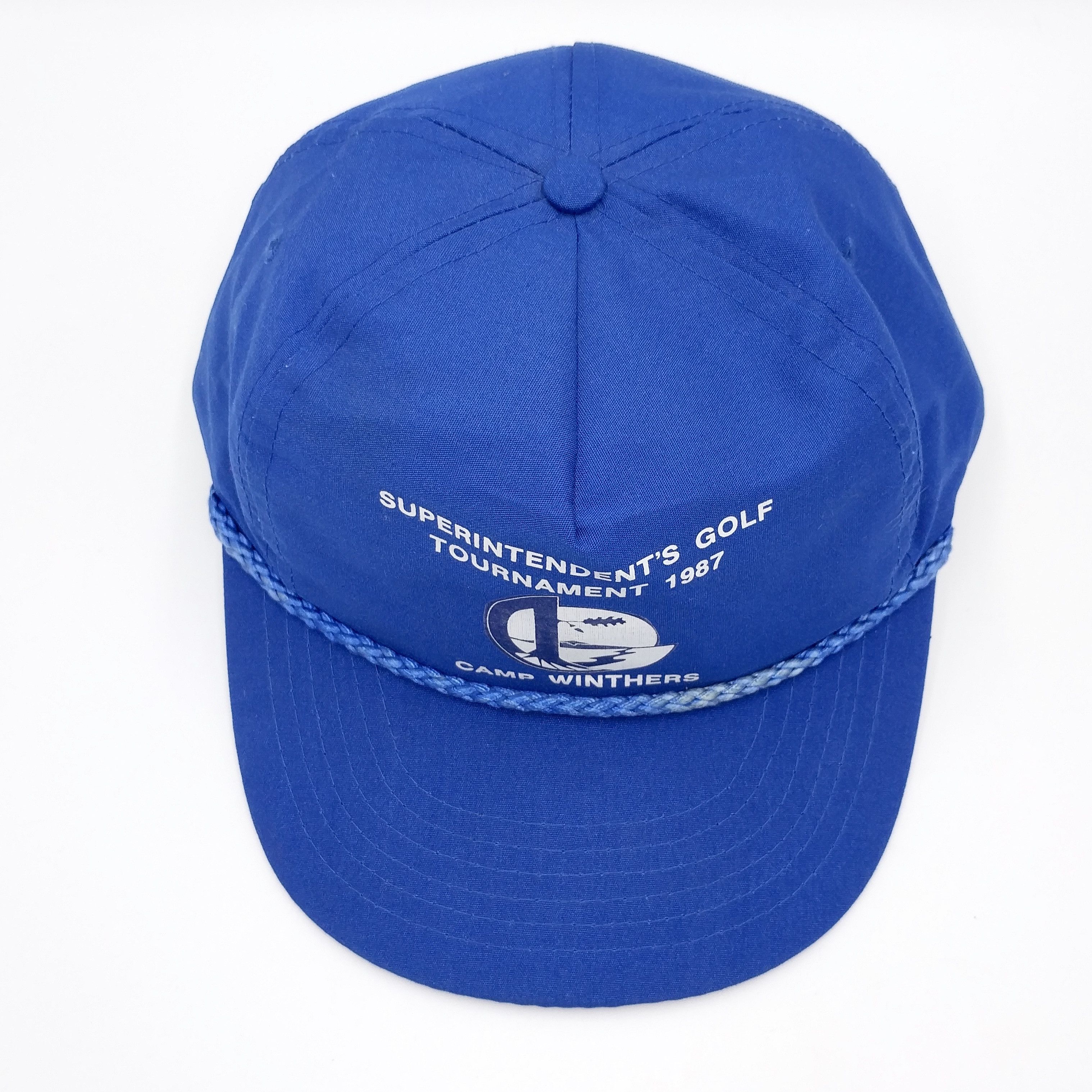 Vintage Vintage SUPER GOLF TOURNAMENT 1987 Snapback Trucker Hat Size ONE SIZE - 3 Thumbnail