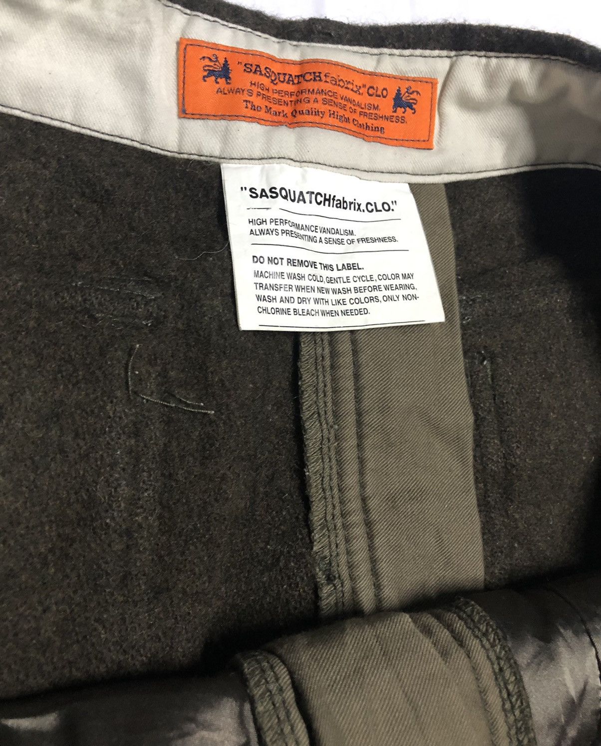 14th Addiction sasquatchfabrix Wool pant hunting style Size US 33 - 11 Thumbnail