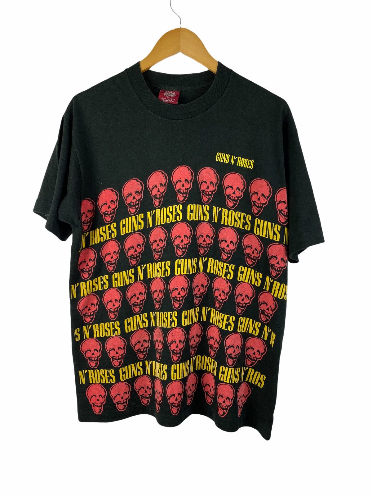 Rare Vintage Guns n Roses 90s Overprint t shirt