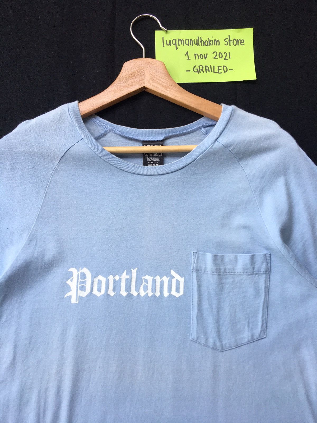 Number (N)ine Rare Number Nine Portland Pocket Tee by Takahiromiyashita Size US M / EU 48-50 / 2 - 1 Thumbnail