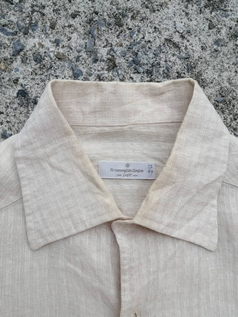 Ermenegildo Zegna Ermenegildo Zegna Button Longsleeve Shirt Size US M / EU 48-50 / 2 - 2 Thumbnail