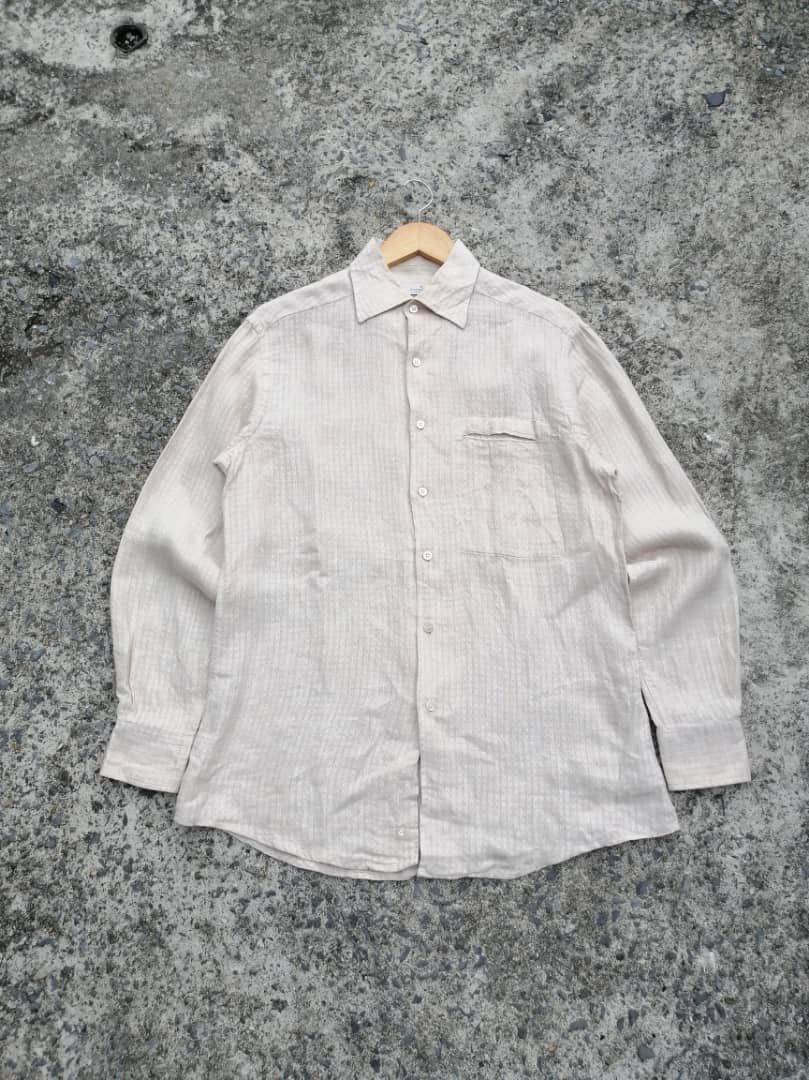Ermenegildo Zegna Ermenegildo Zegna Button Longsleeve Shirt Size US M / EU 48-50 / 2 - 1 Thumbnail