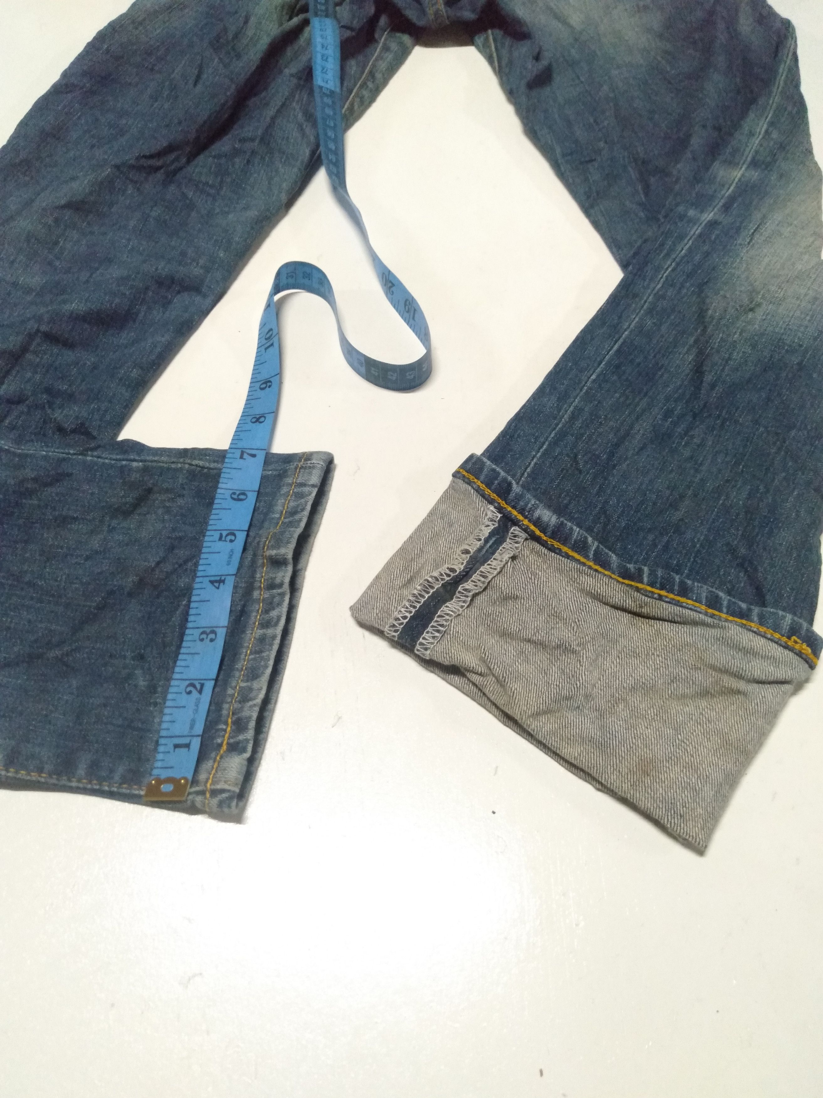 Edwin × Japanese Brand × Vintage vintage goldrush Edwin distressed jeans Japan Size US 32 / EU 48 - 6 Thumbnail