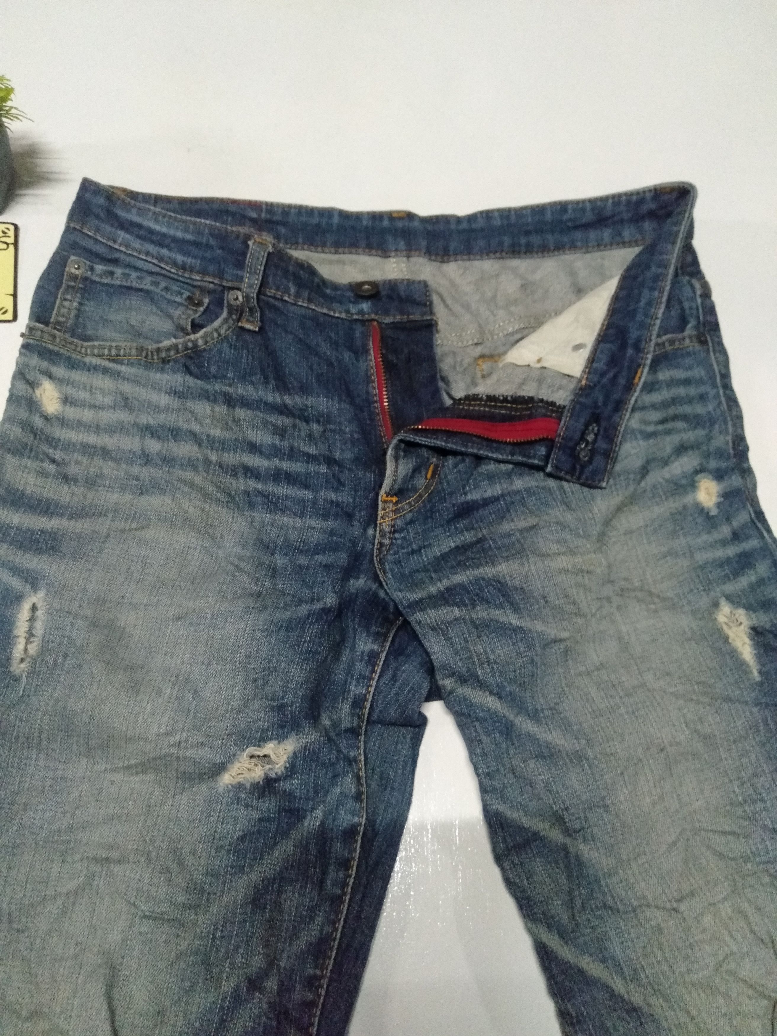 Edwin × Japanese Brand × Vintage vintage goldrush Edwin distressed jeans Japan Size US 32 / EU 48 - 5 Thumbnail