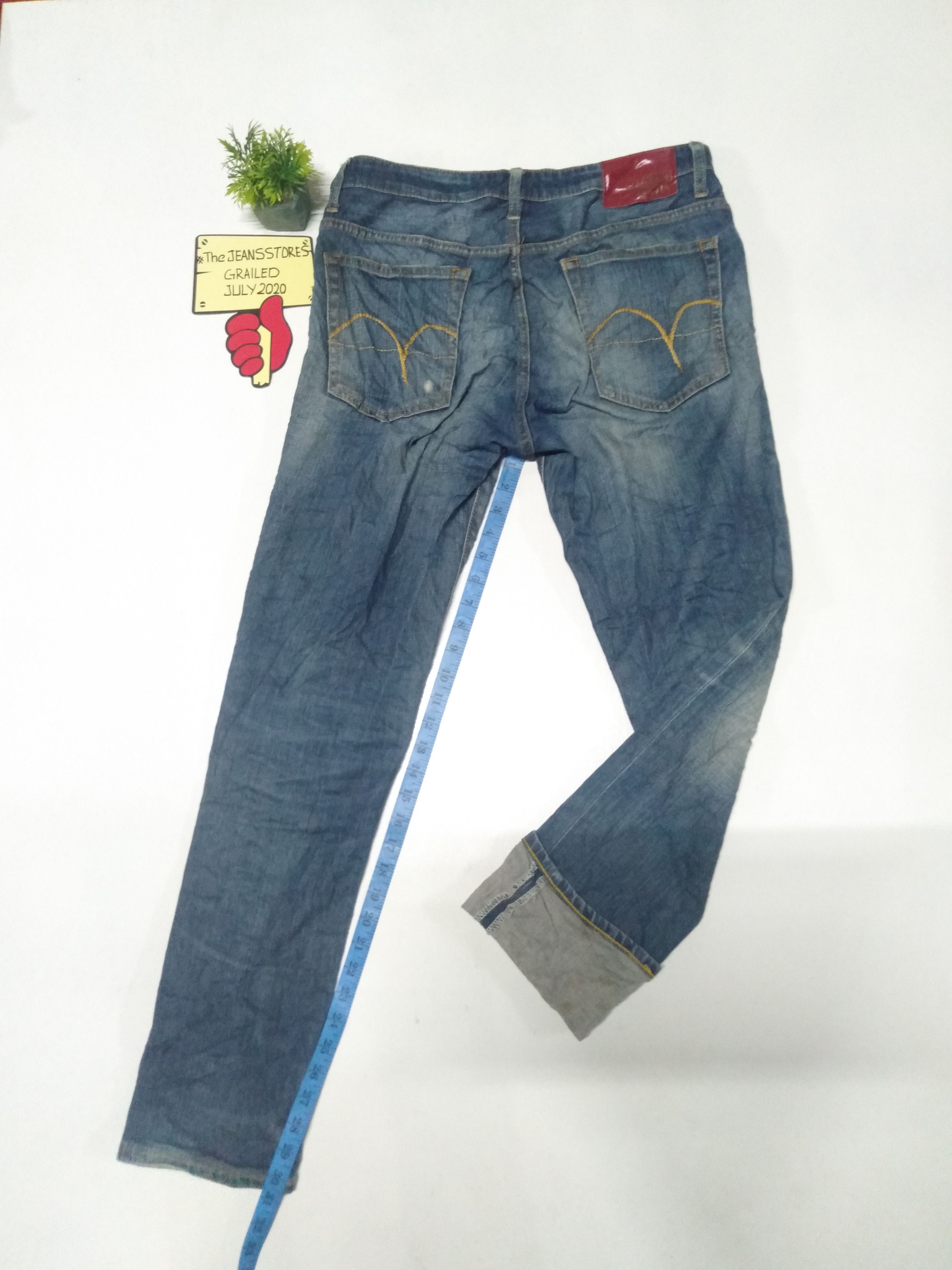Edwin × Japanese Brand × Vintage vintage goldrush Edwin distressed jeans Japan Size US 32 / EU 48 - 1 Thumbnail