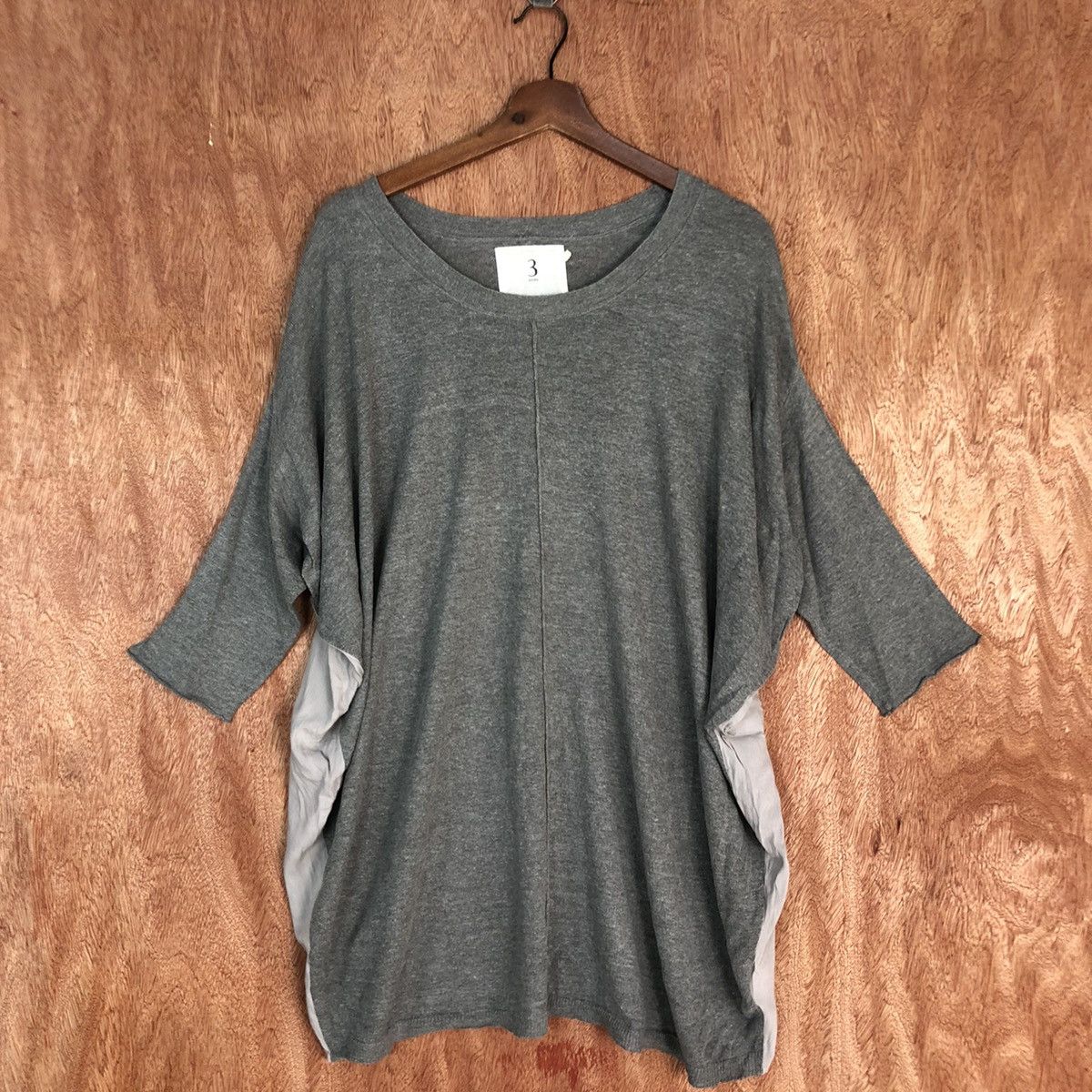 Homespun Knitwear × Japanese Brand DL 3 Trois Grey Soft baggie Knitwear #c728 Size US L / EU 52-54 / 3 - 3 Thumbnail