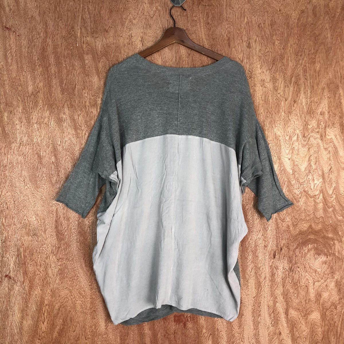 Homespun Knitwear × Japanese Brand DL 3 Trois Grey Soft baggie Knitwear #c728 Size US L / EU 52-54 / 3 - 8 Thumbnail