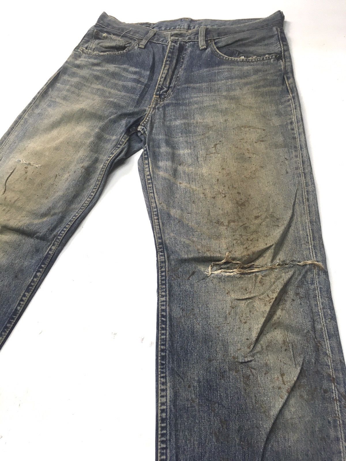 Levi's × Vintage Vintage Levi’s lot 502 distressed denim japan Size US 31 - 10 Thumbnail