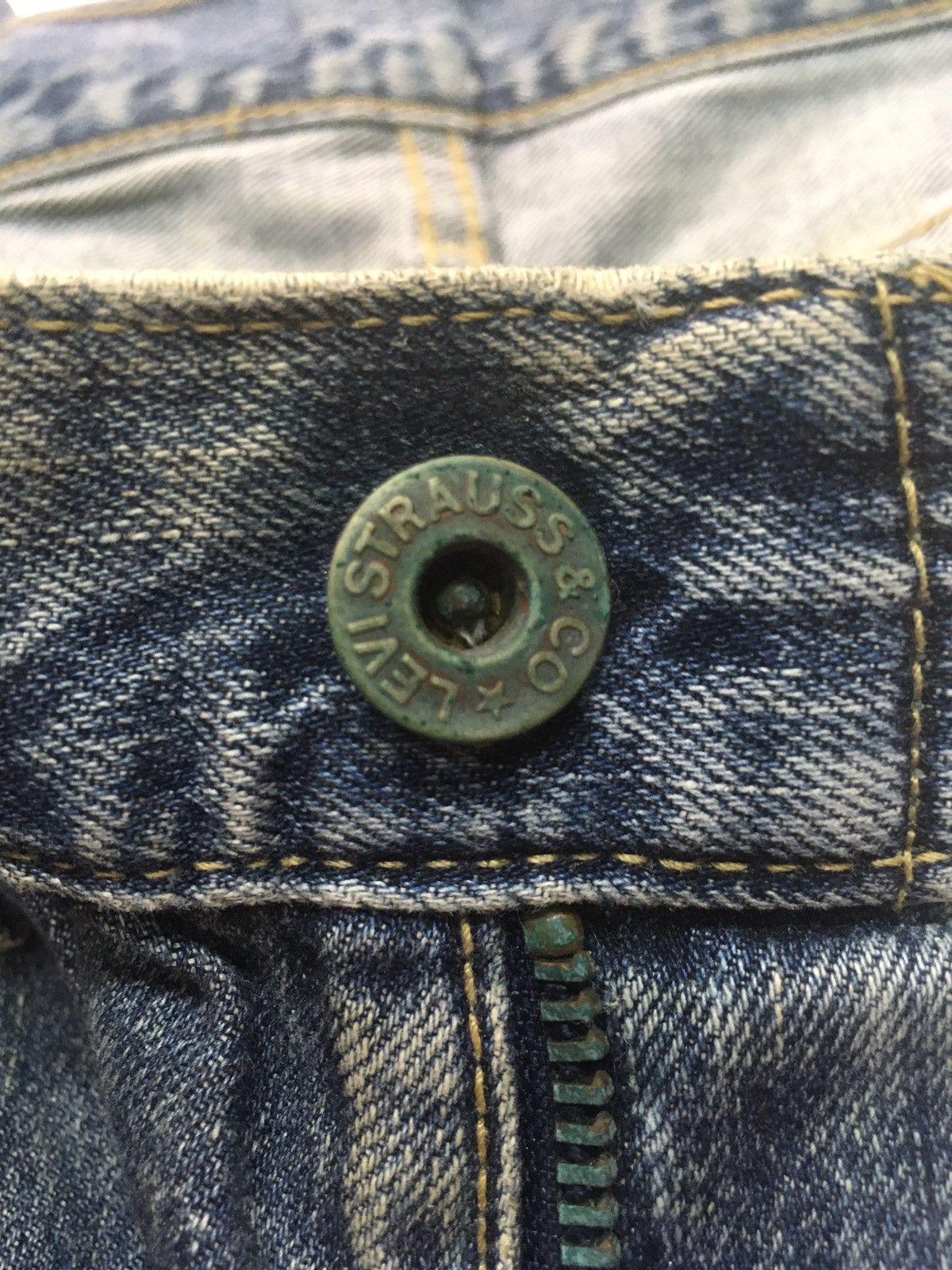 Levi's × Vintage Vintage Levi’s lot 502 distressed denim japan Size US 31 - 14 Thumbnail