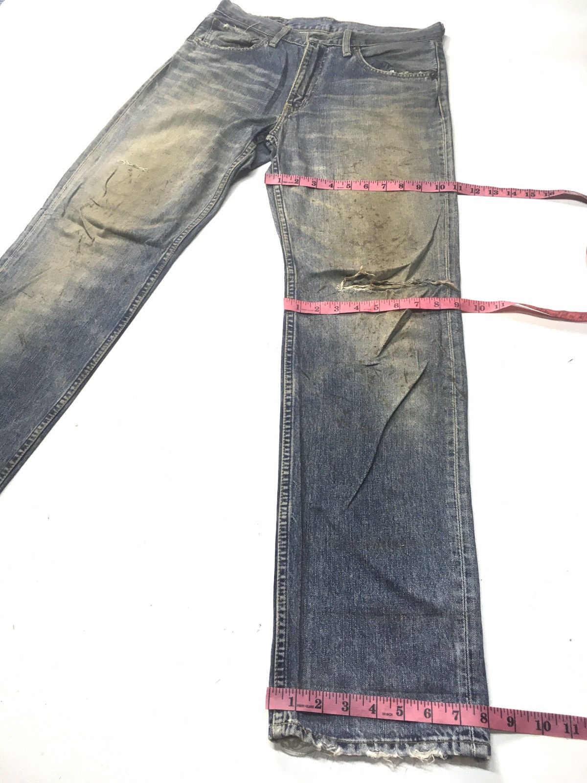 Levi's × Vintage Vintage Levi’s lot 502 distressed denim japan Size US 31 - 4 Thumbnail