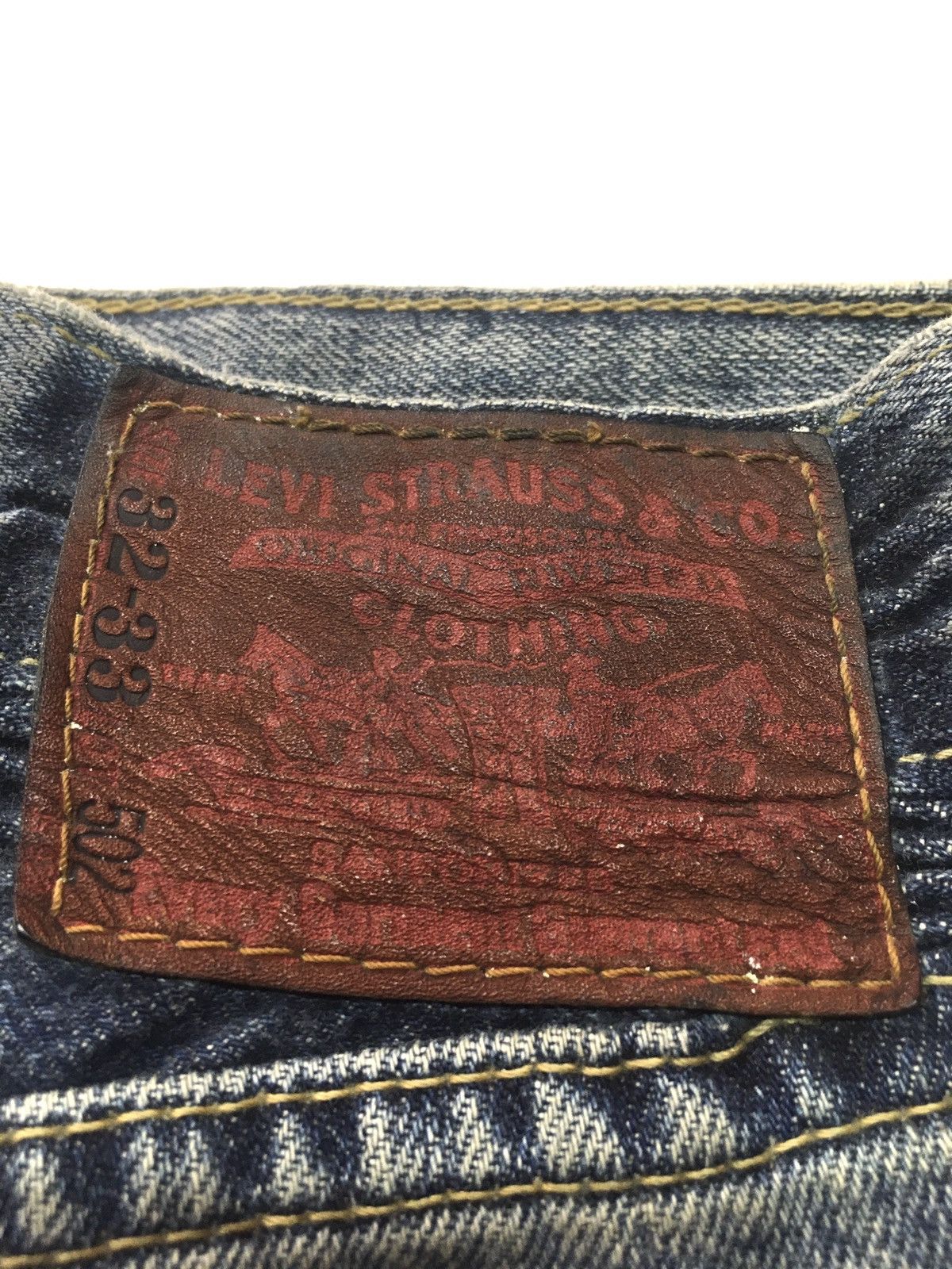 Levi's × Vintage Vintage Levi’s lot 502 distressed denim japan Size US 31 - 17 Thumbnail