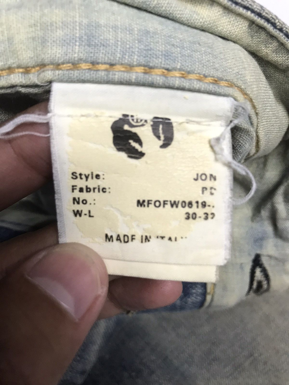 Vintage VINTAGE RUSTY FOR OUR FRIENDS GRUNGE DISTRESSED DENIM Size US 32 / EU 48 - 7 Thumbnail