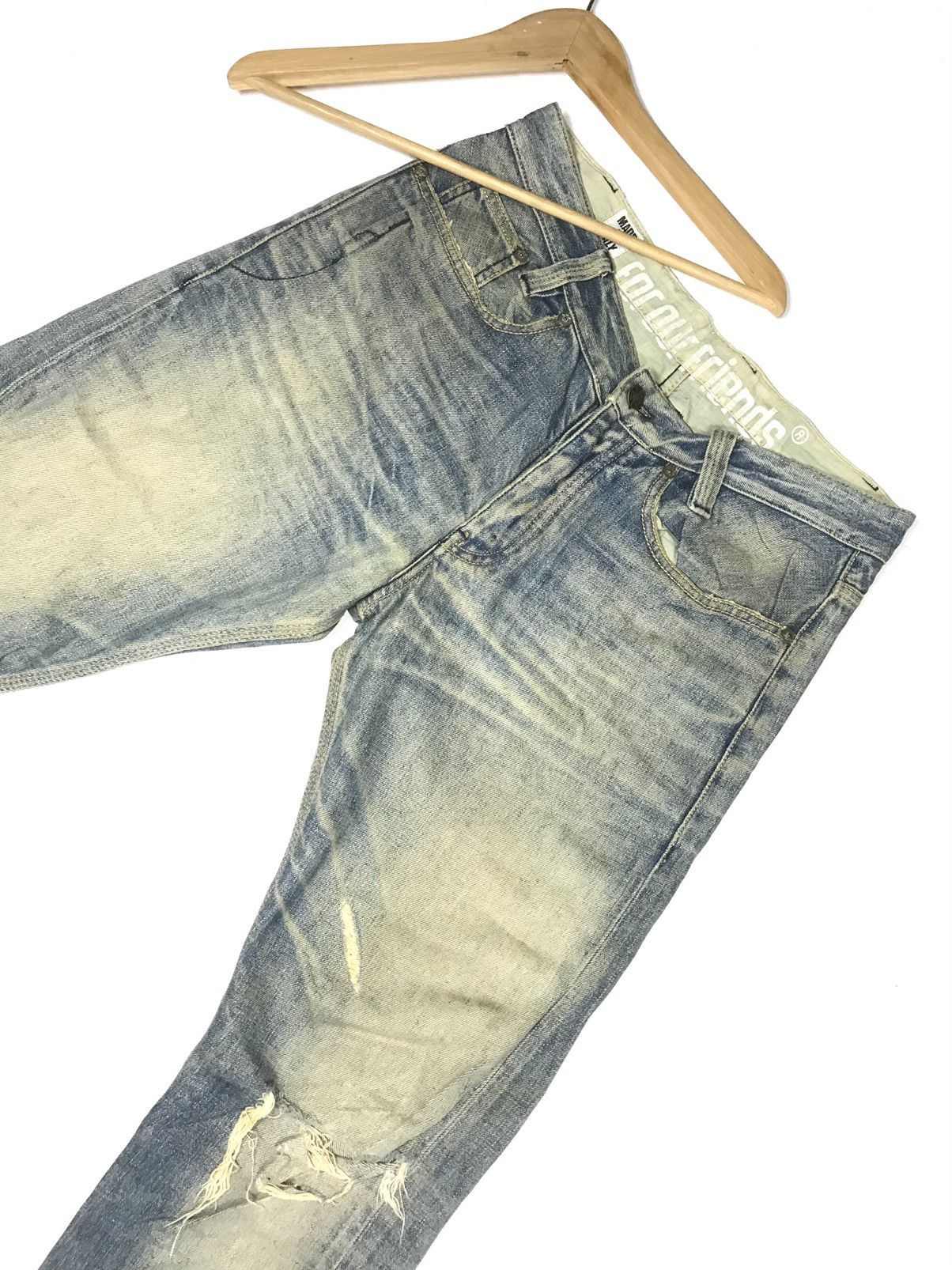 Vintage VINTAGE RUSTY FOR OUR FRIENDS GRUNGE DISTRESSED DENIM Size US 32 / EU 48 - 2 Thumbnail