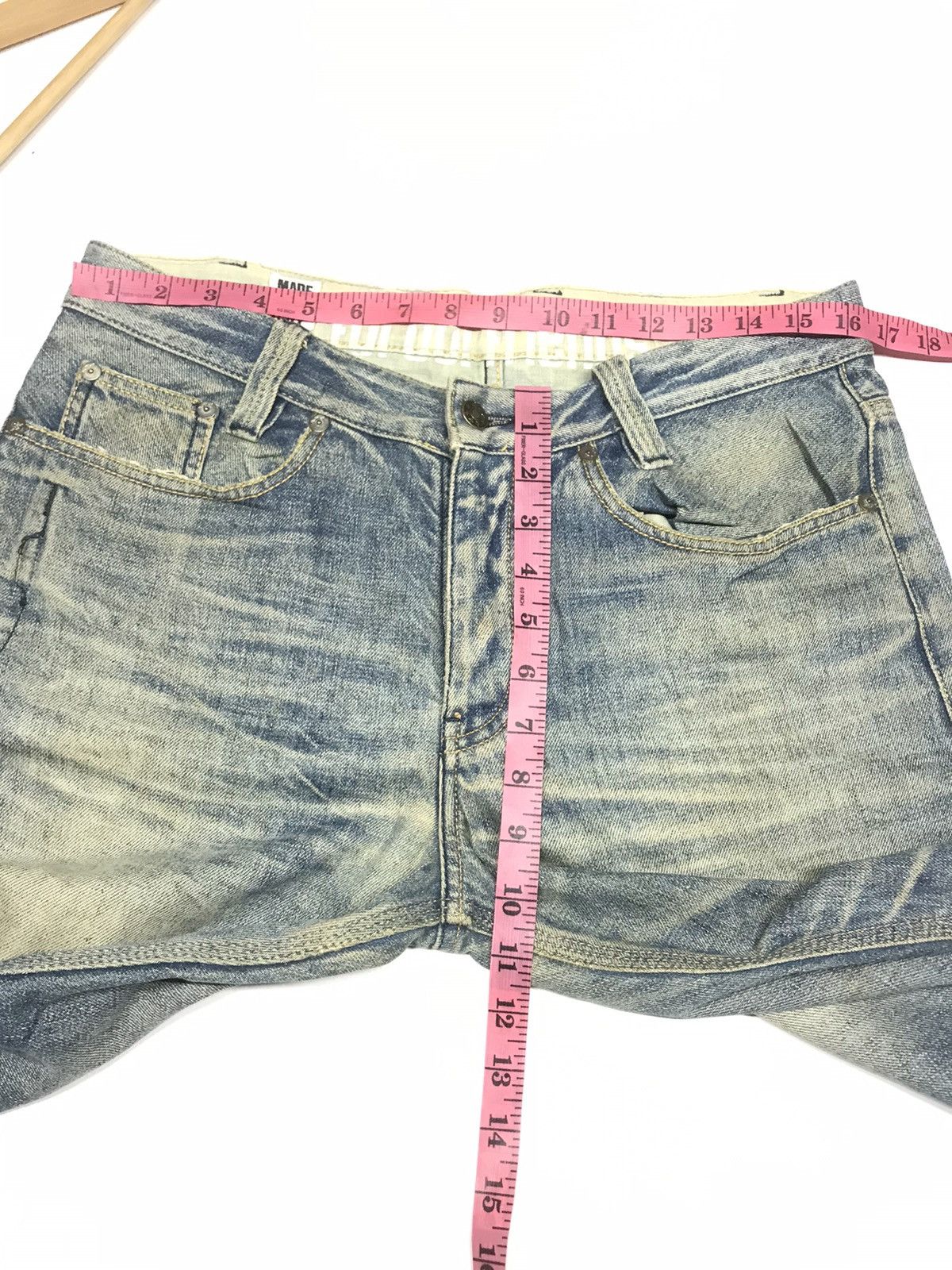 Vintage VINTAGE RUSTY FOR OUR FRIENDS GRUNGE DISTRESSED DENIM Size US 32 / EU 48 - 17 Thumbnail