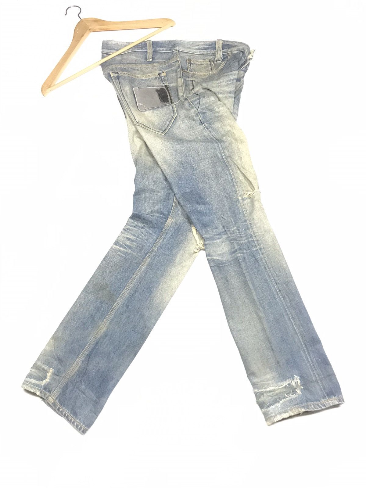 Vintage VINTAGE RUSTY FOR OUR FRIENDS GRUNGE DISTRESSED DENIM Size US 32 / EU 48 - 13 Thumbnail