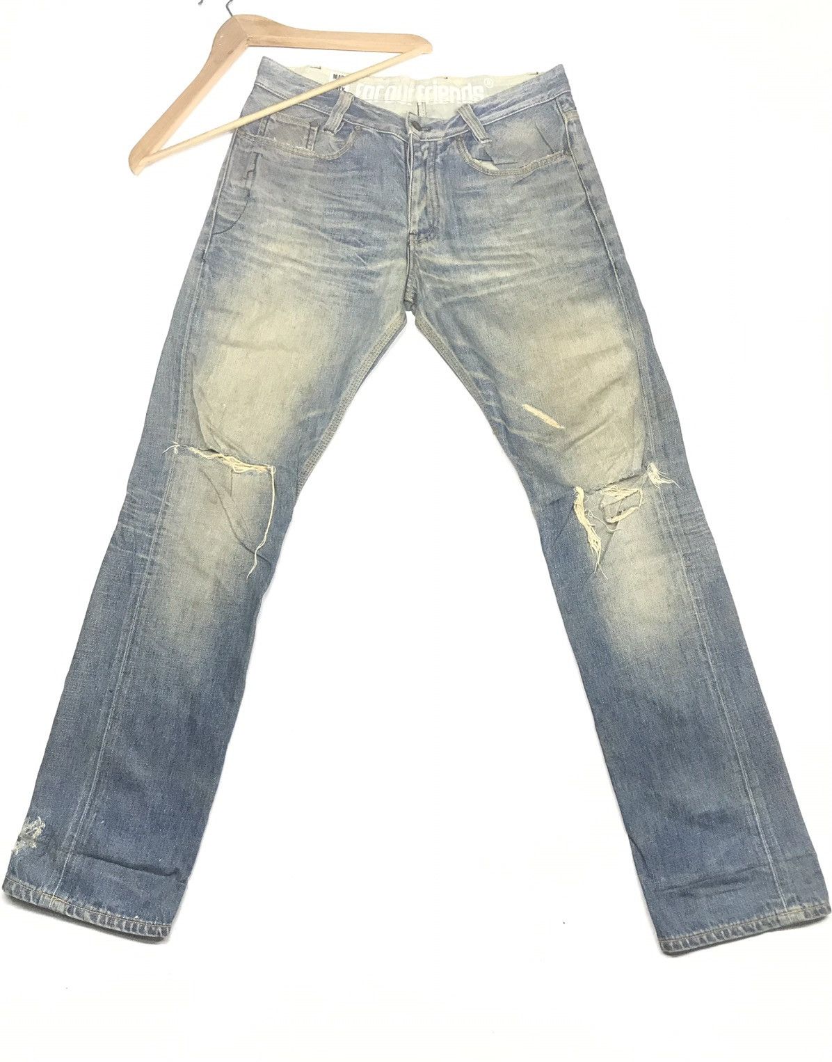 Vintage VINTAGE RUSTY FOR OUR FRIENDS GRUNGE DISTRESSED DENIM Size US 32 / EU 48 - 1 Thumbnail