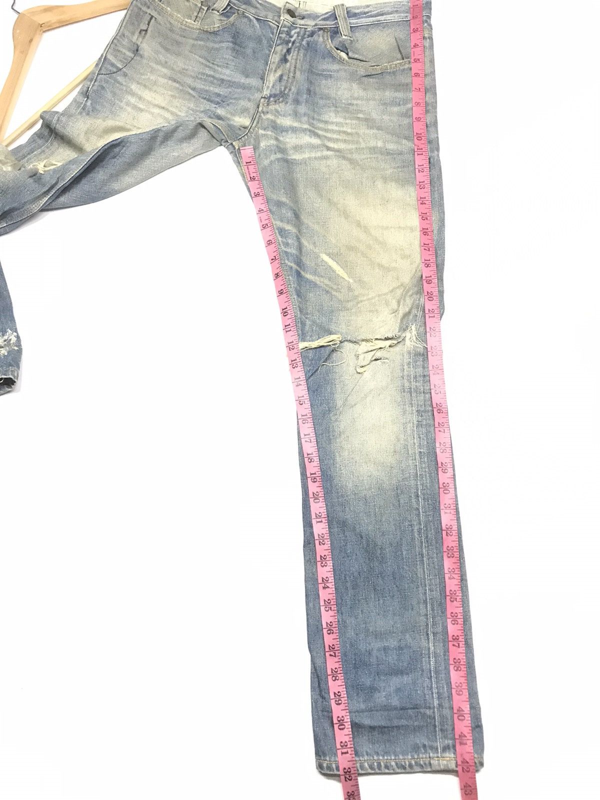 Vintage VINTAGE RUSTY FOR OUR FRIENDS GRUNGE DISTRESSED DENIM Size US 32 / EU 48 - 19 Thumbnail