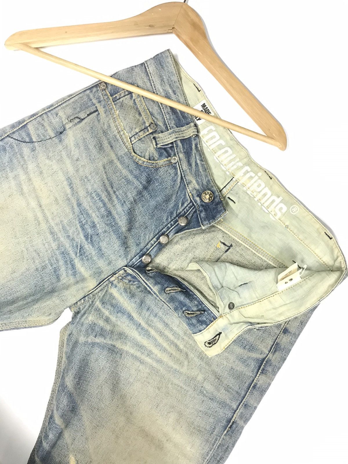 Vintage VINTAGE RUSTY FOR OUR FRIENDS GRUNGE DISTRESSED DENIM Size US 32 / EU 48 - 6 Thumbnail