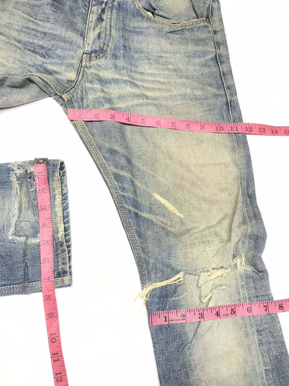 Vintage VINTAGE RUSTY FOR OUR FRIENDS GRUNGE DISTRESSED DENIM Size US 32 / EU 48 - 18 Thumbnail