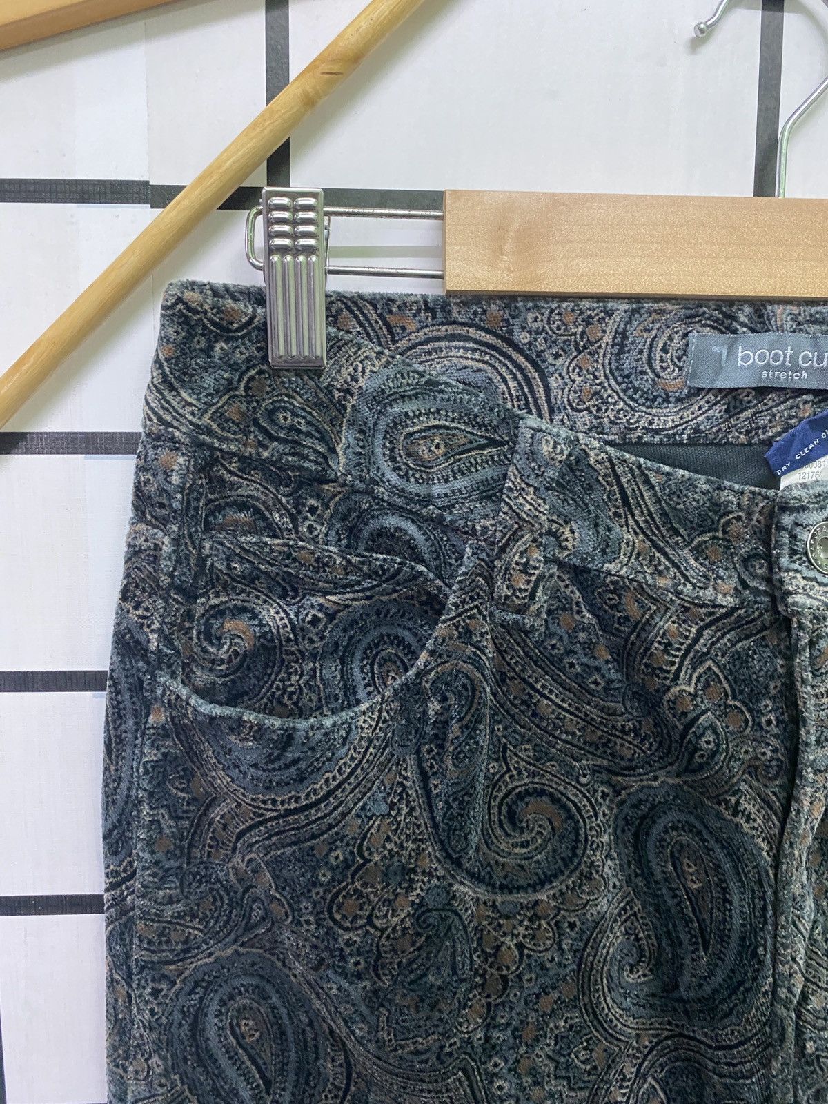 Designer × Gap × Japanese Brand GAP Floral Motif Like Pretty Green Design Bootcut Pant Size US 28 / EU 44 - 9 Thumbnail