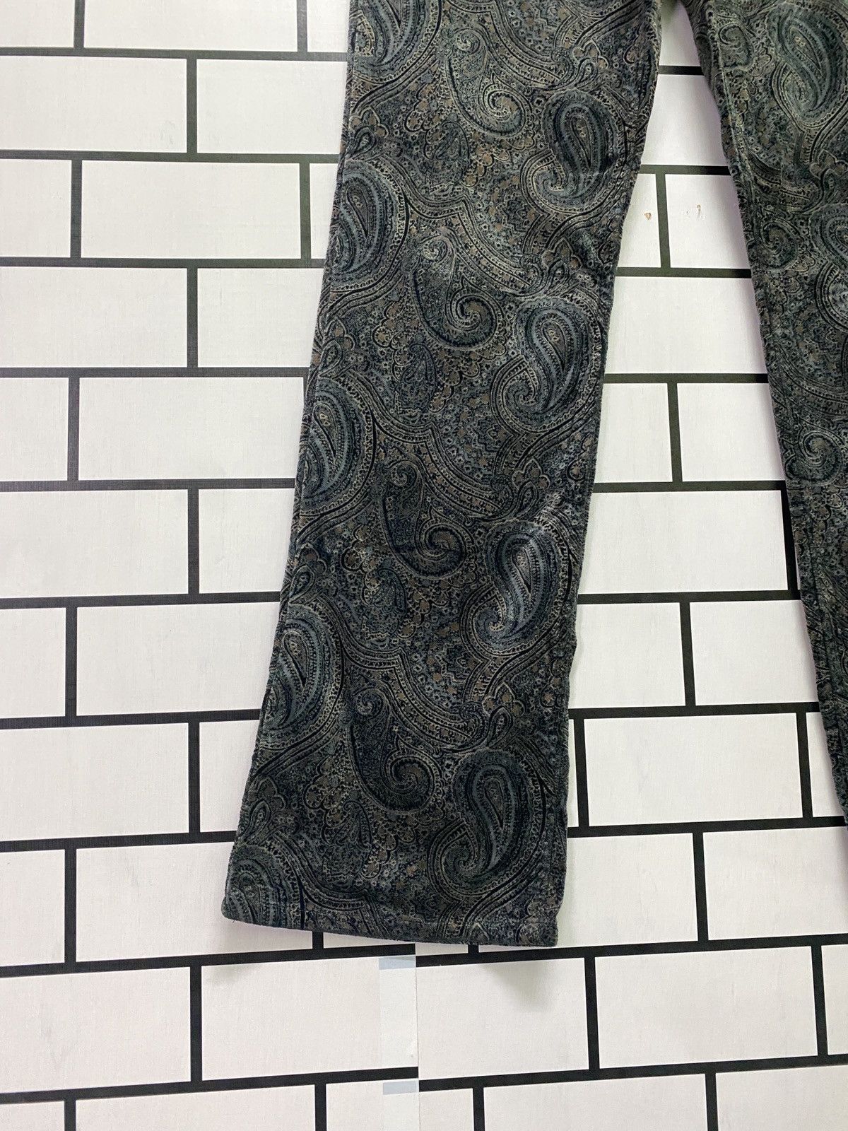 Designer × Gap × Japanese Brand GAP Floral Motif Like Pretty Green Design Bootcut Pant Size US 28 / EU 44 - 7 Thumbnail