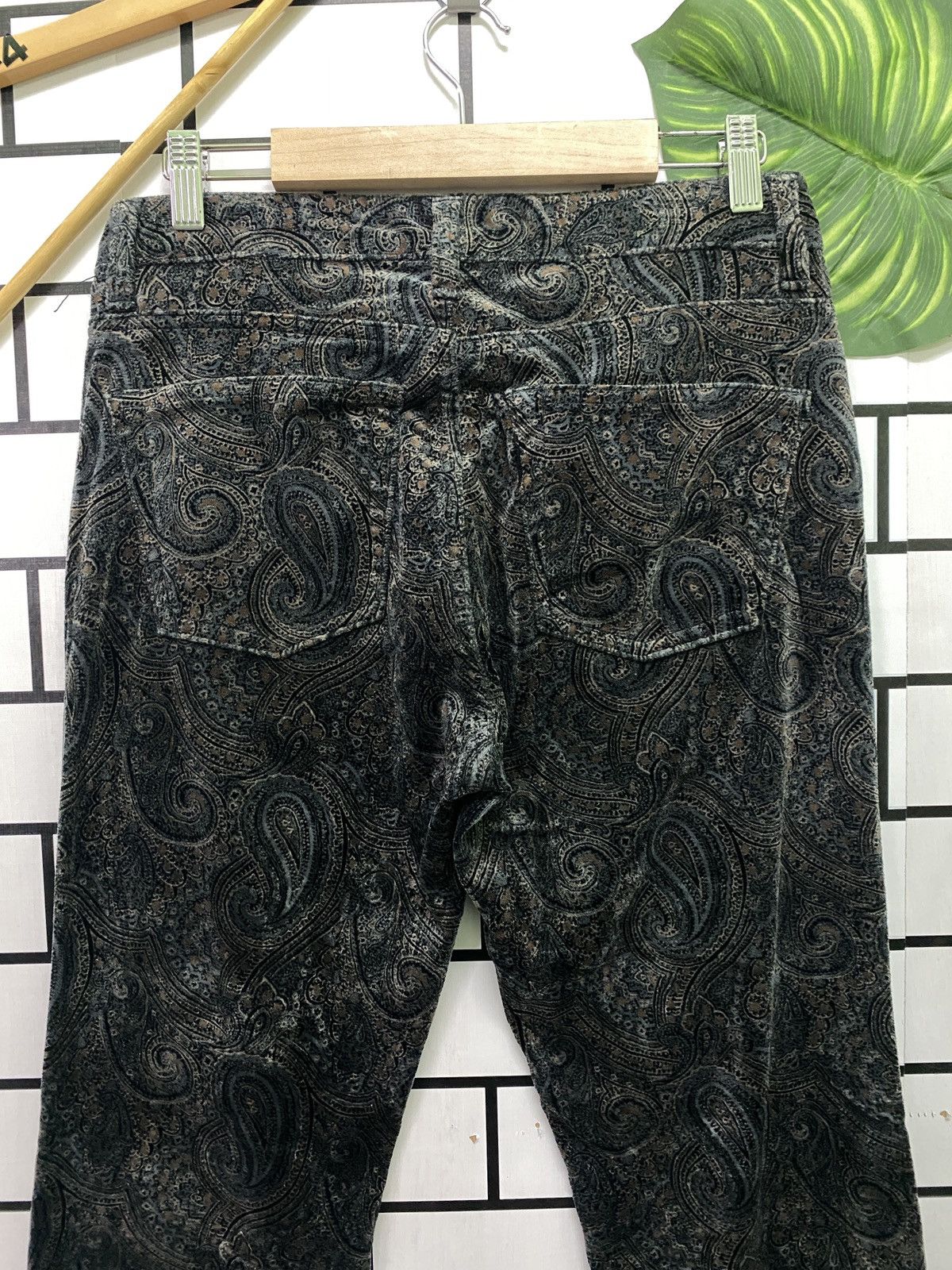 Designer × Gap × Japanese Brand GAP Floral Motif Like Pretty Green Design Bootcut Pant Size US 28 / EU 44 - 10 Thumbnail