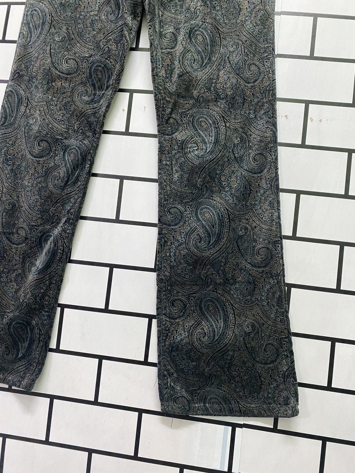 Designer × Gap × Japanese Brand GAP Floral Motif Like Pretty Green Design Bootcut Pant Size US 28 / EU 44 - 8 Thumbnail