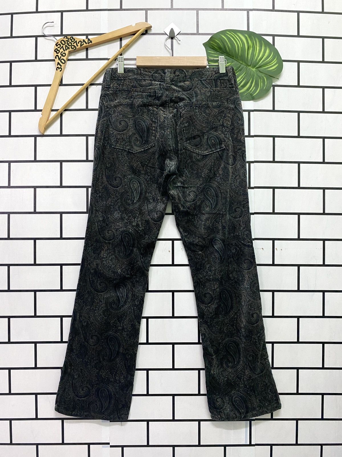 Designer × Gap × Japanese Brand GAP Floral Motif Like Pretty Green Design Bootcut Pant Size US 28 / EU 44 - 2 Thumbnail