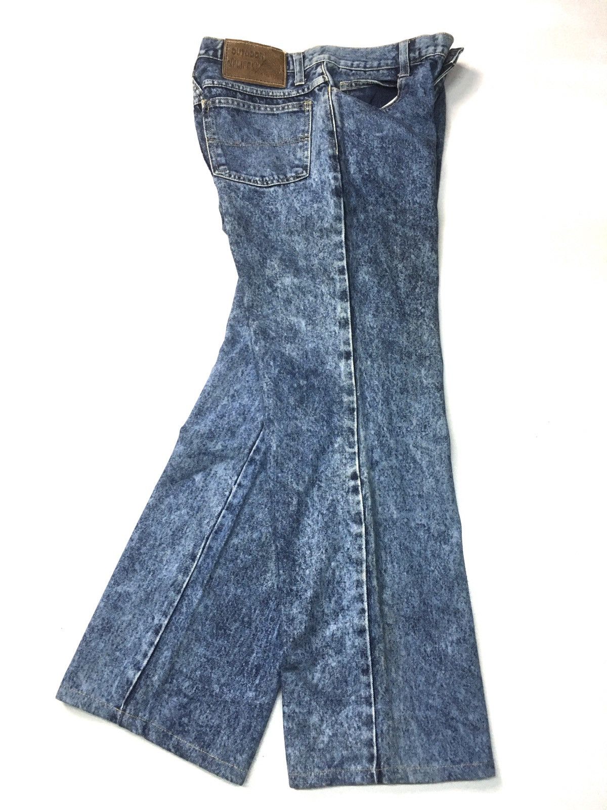 Vintage Vintage outdoor life distressed denim japan Size US 31 - 5 Thumbnail