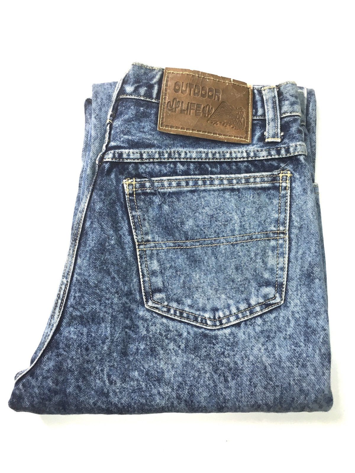 Vintage Vintage outdoor life distressed denim japan Size US 31 - 1 Thumbnail
