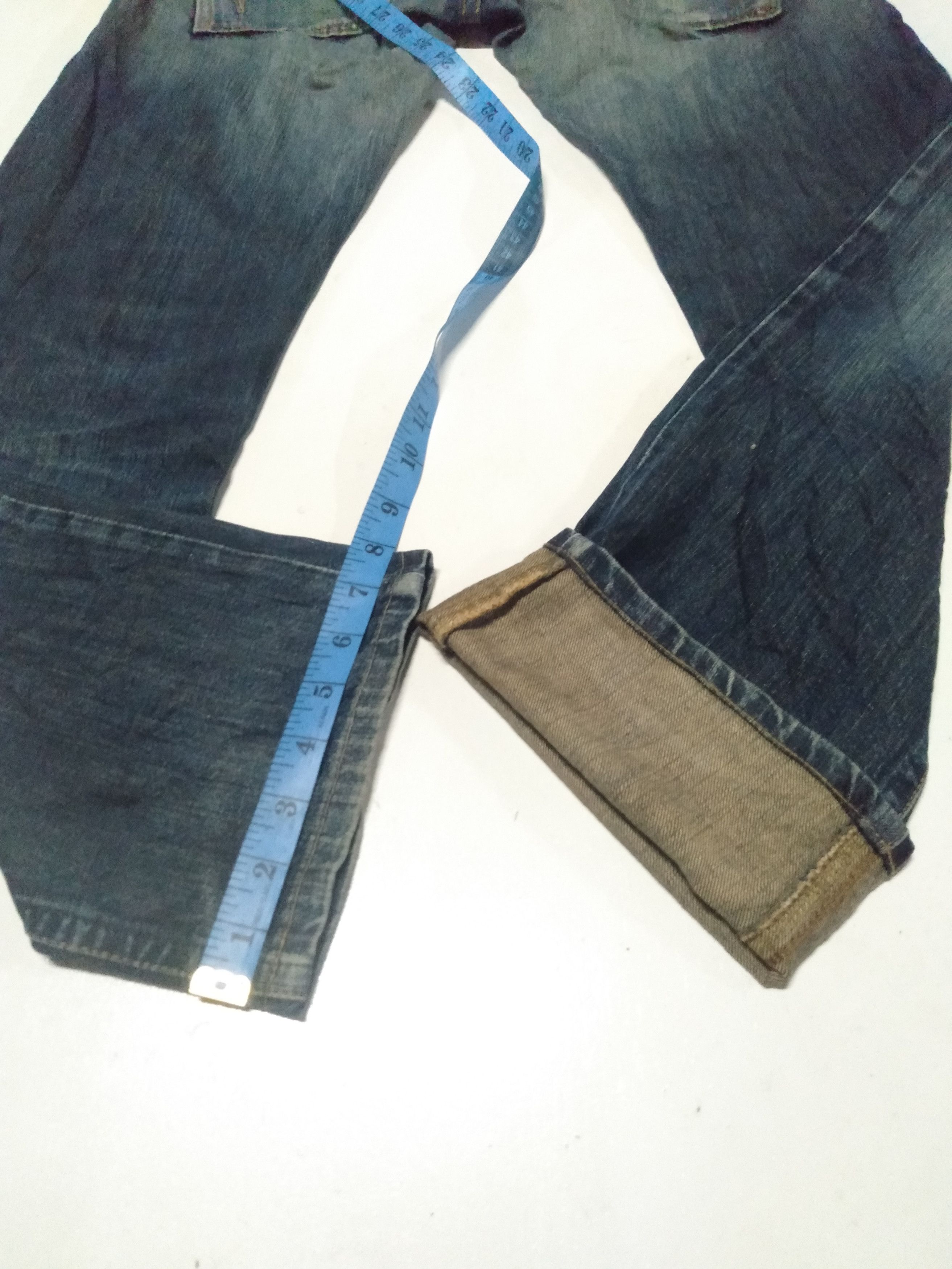Edwin × Japanese Brand × Vintage Edwin exclusive vintage distressed jeans Japan Size US 33 - 6 Thumbnail