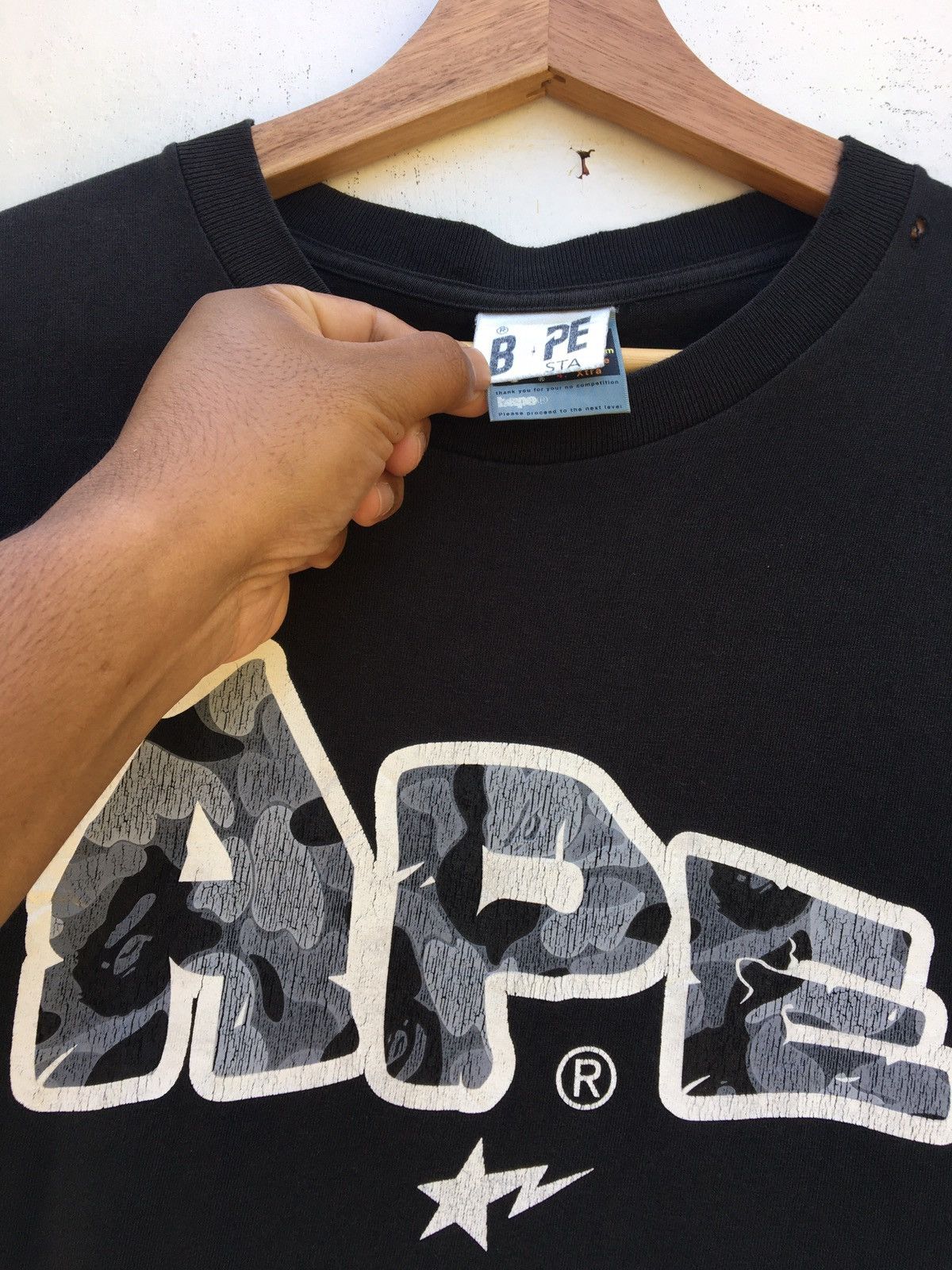 Bape Bape Sta Tee Size US M / EU 48-50 / 2 - 6 Thumbnail