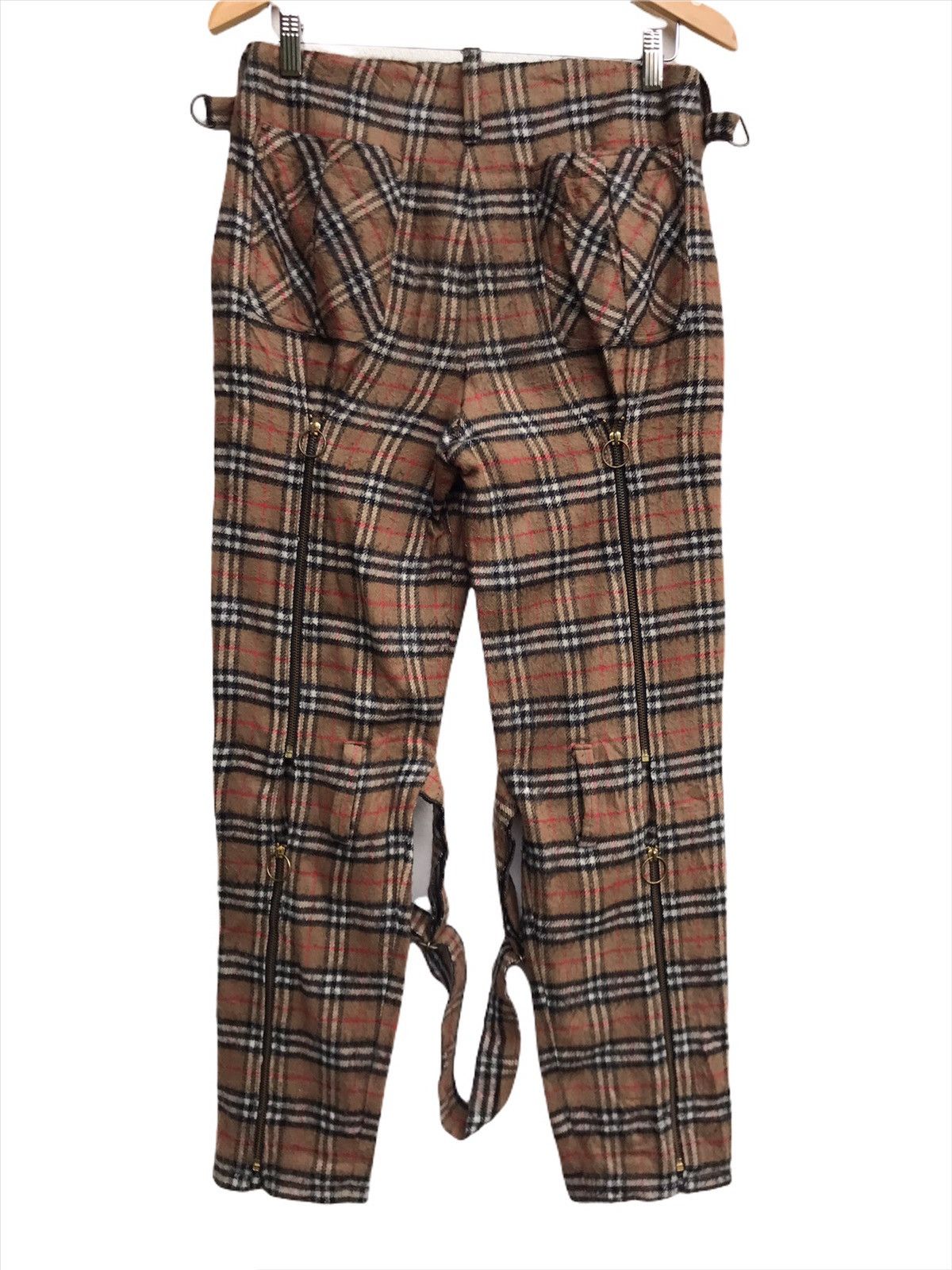 Japanese Brand Japanese Brand Custom Made Nova Check Bondage Fleece Pants Size US 30 / EU 46 - 1 Thumbnail
